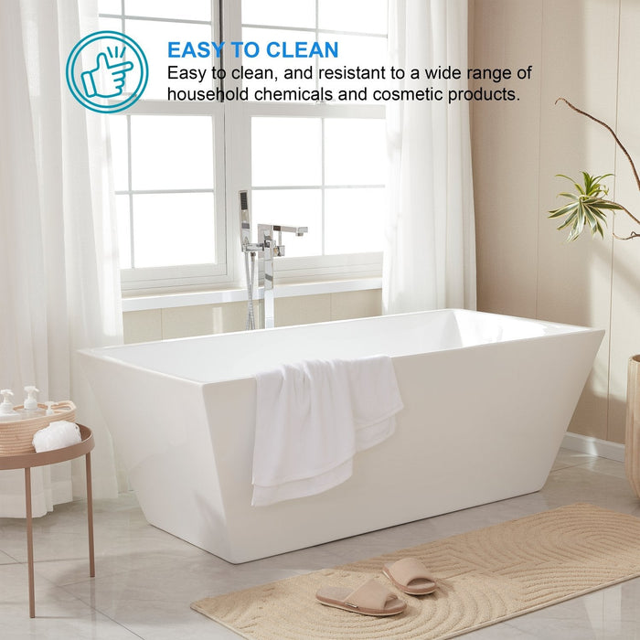 White / Polished Chrome