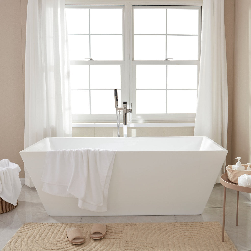 White / Polished Chrome