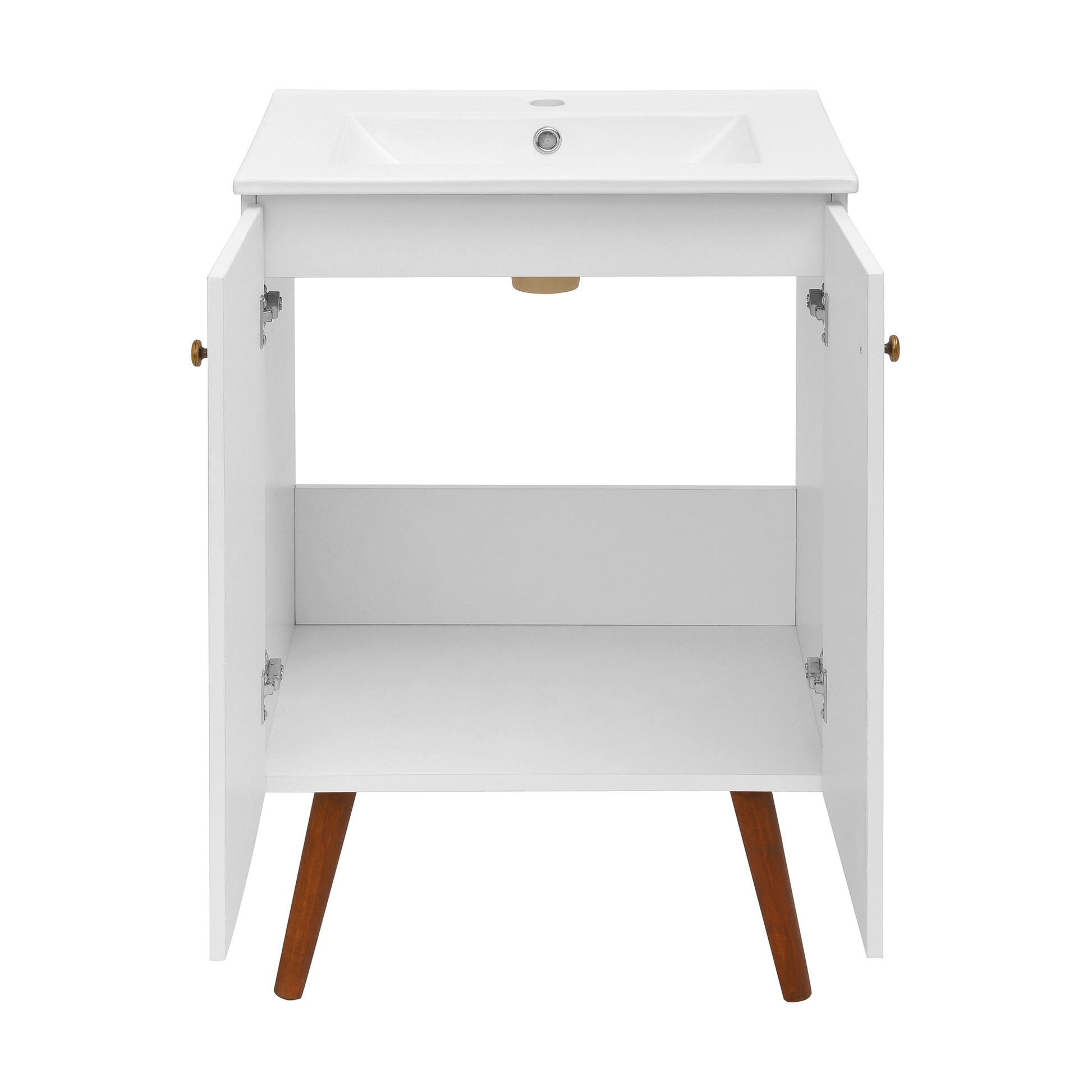 White / White / 1-Hole