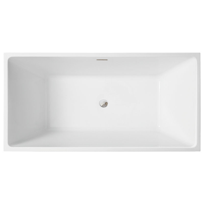 White / Integrated Overflow