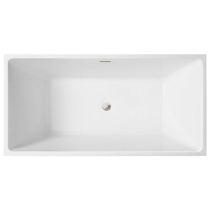 White / Integrated Overflow