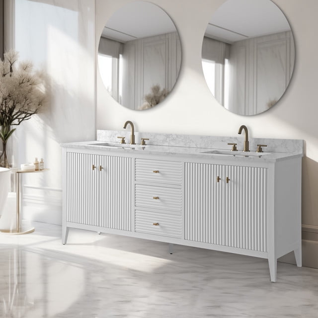 Linear White / Golden Brushed