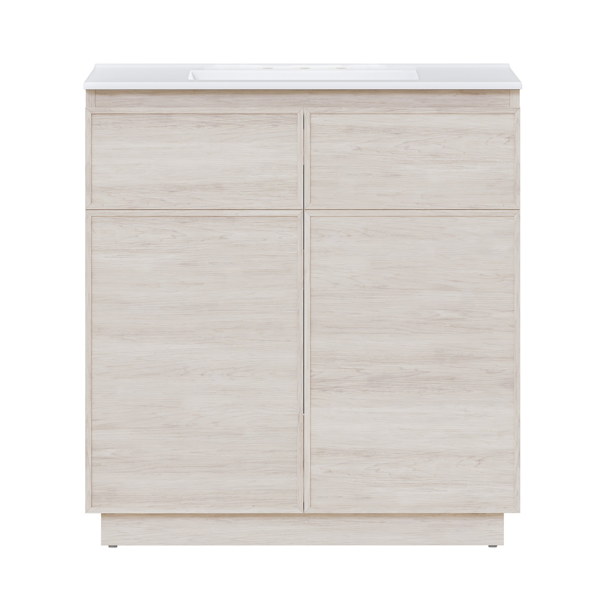 White Oak / White / 3-Hole