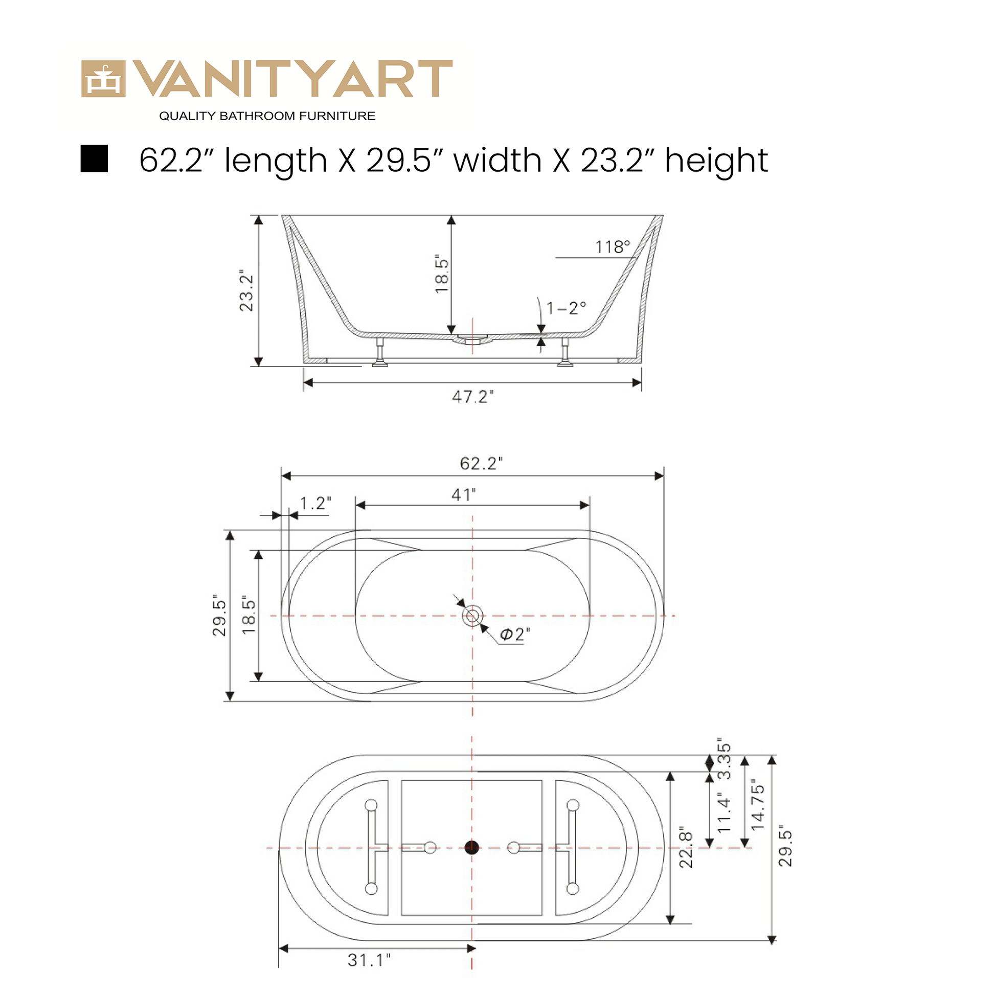 White / Polished Chrome