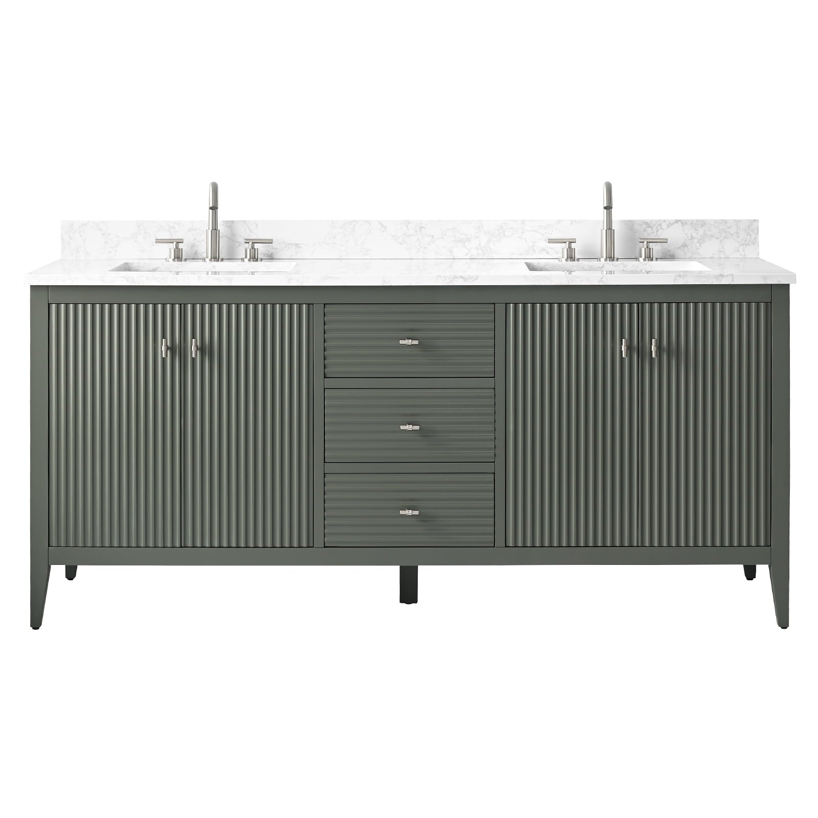 Linear Vintage Green / Brushed Nickel