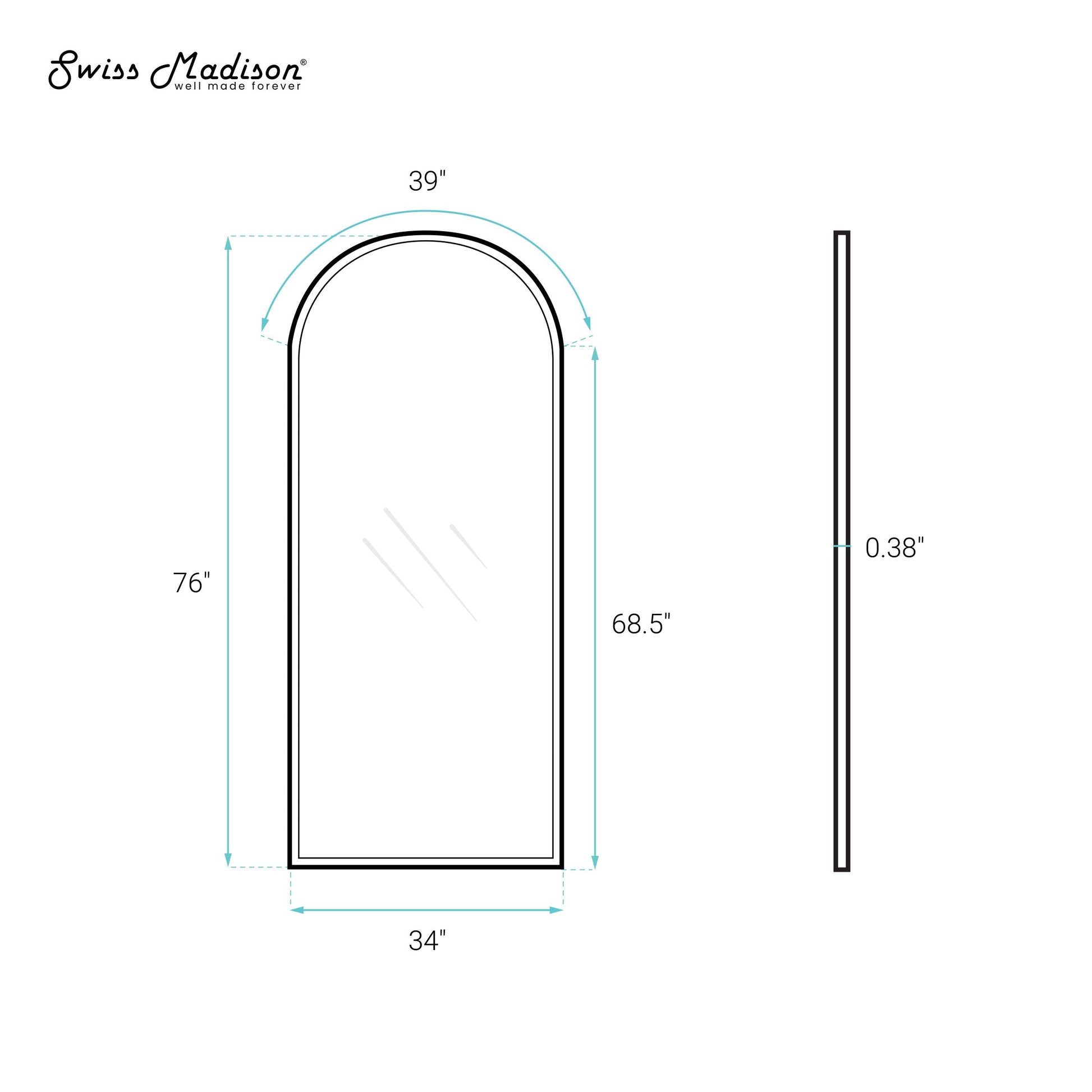 Matte Black / Shower Door