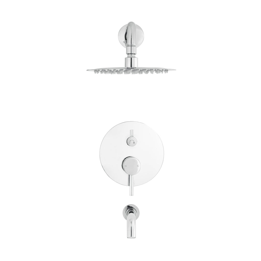 Polished Chrome / Without Hand Sprayer / With Tub Filler