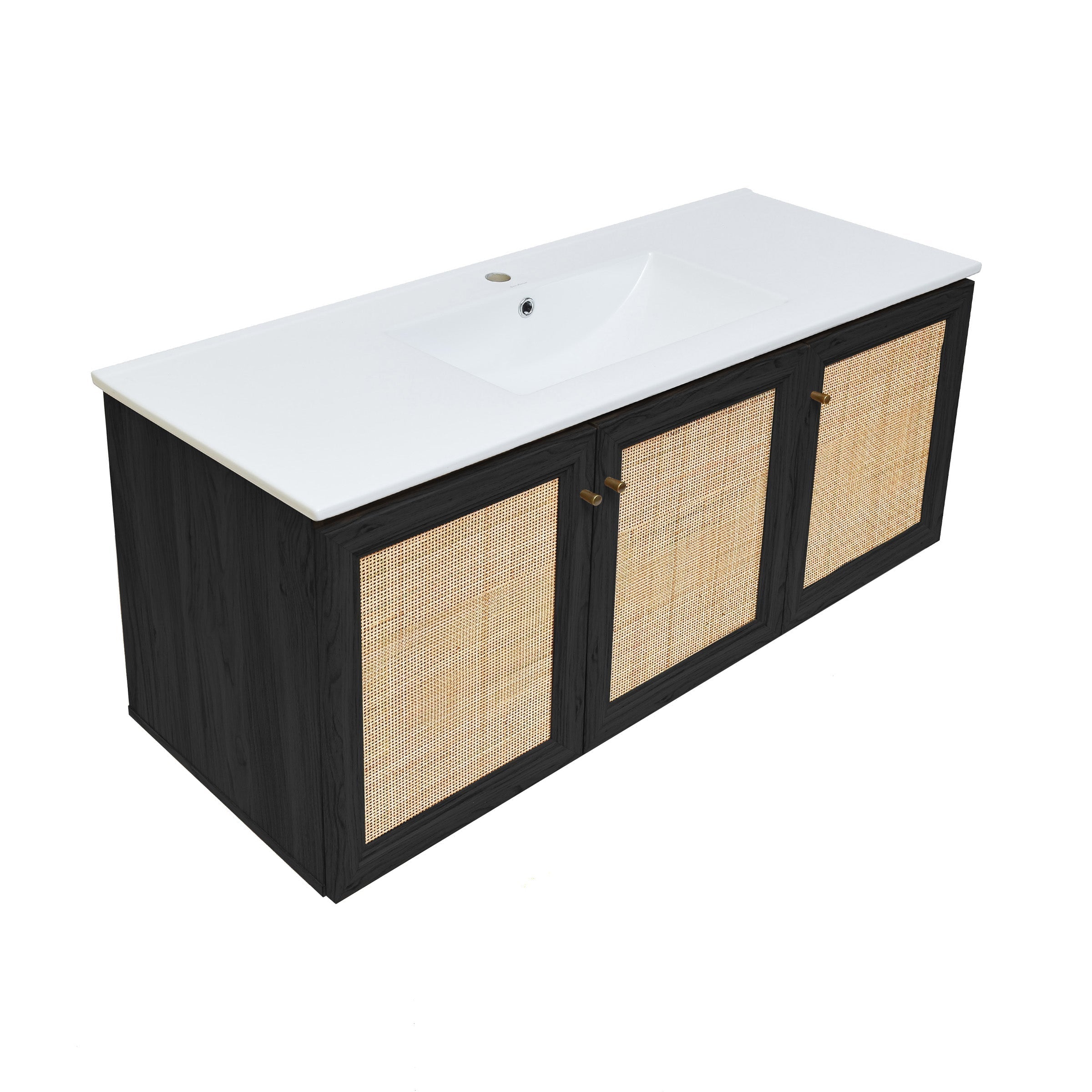 Black Oak / White / 1-Hole