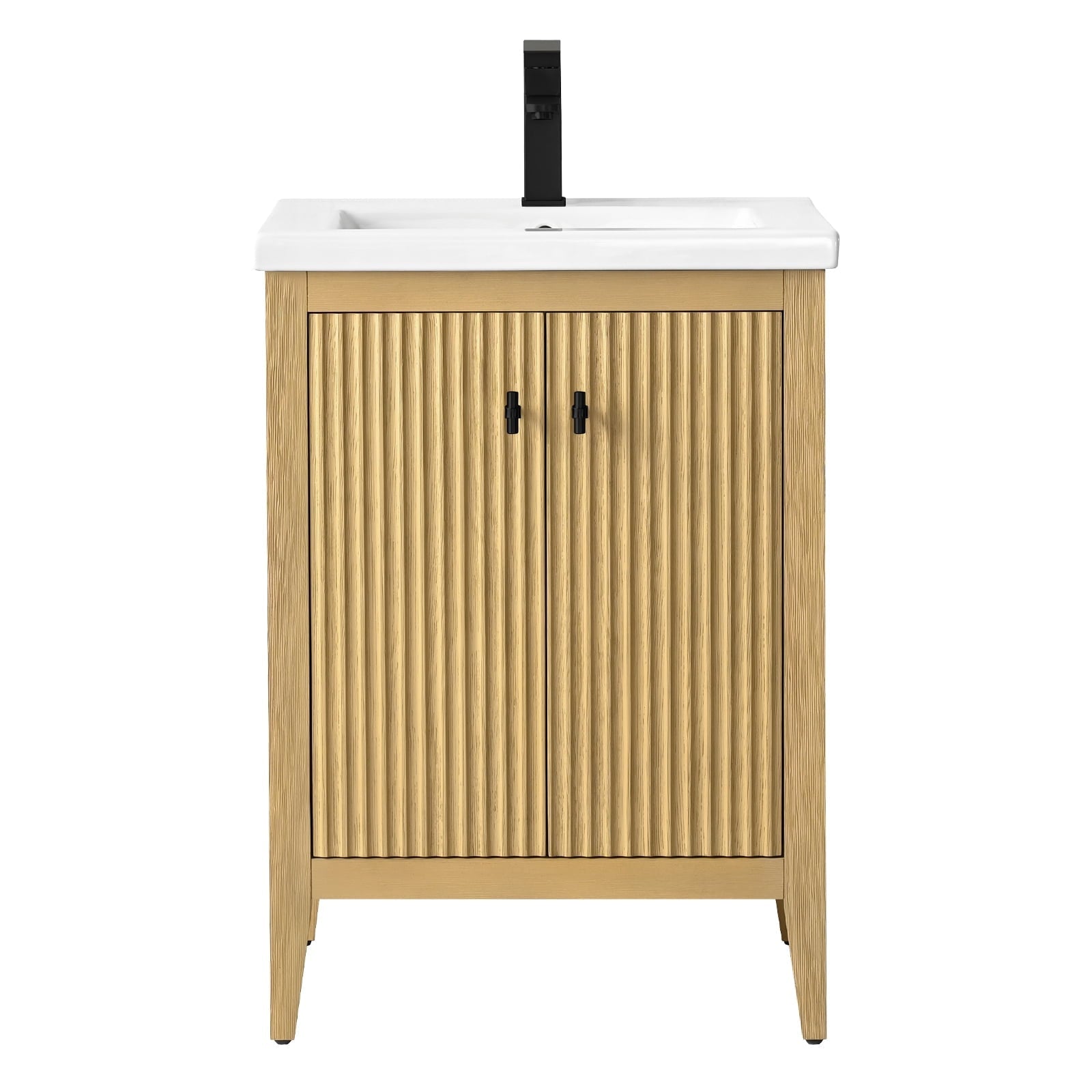 Linear Natural Oak / Matte Black