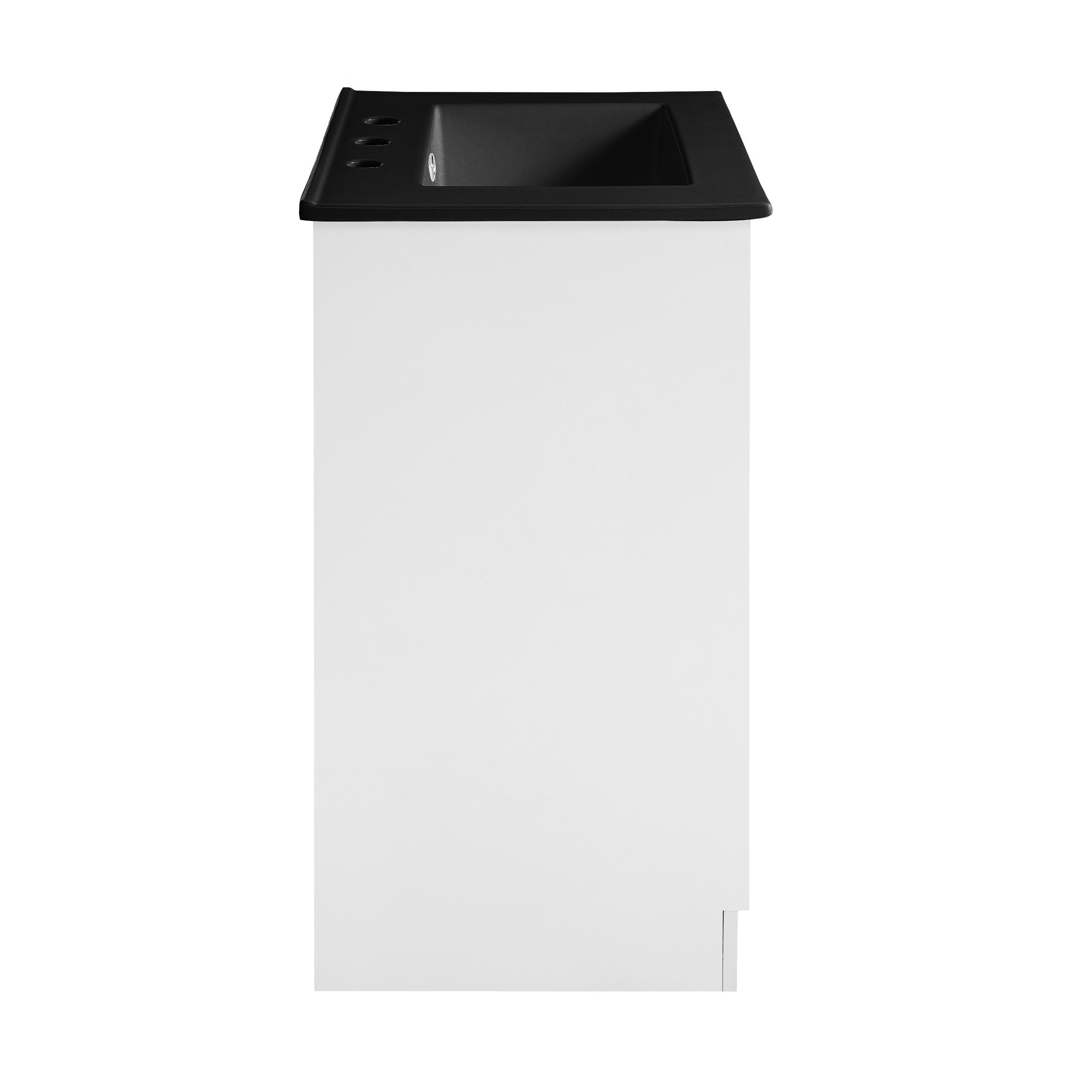 White / Matte Black / 3-Hole