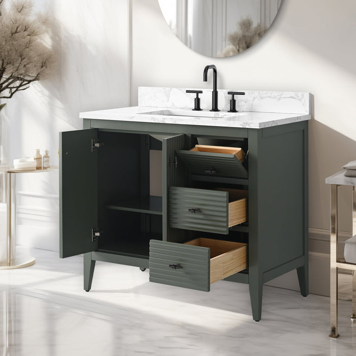 Linear Vintage Green / Matte Black