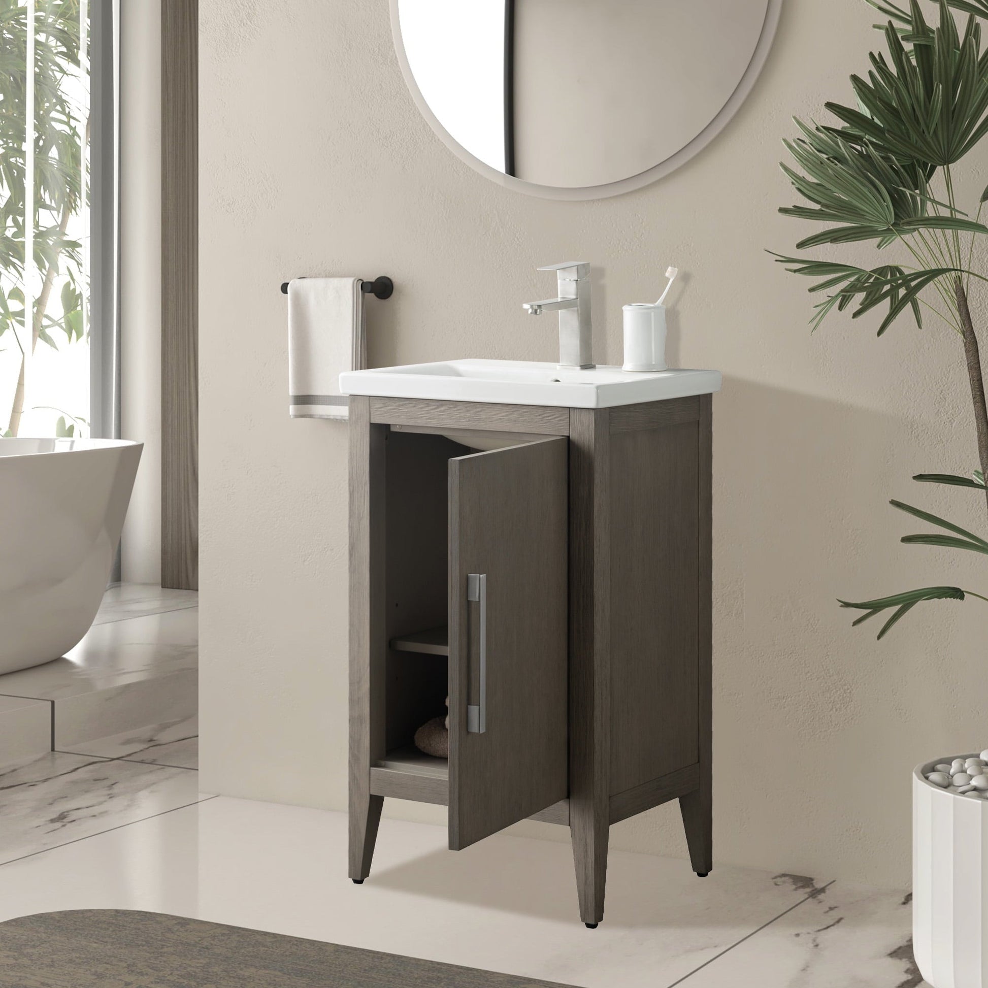 Driftwood Gray / Brushed Nickel