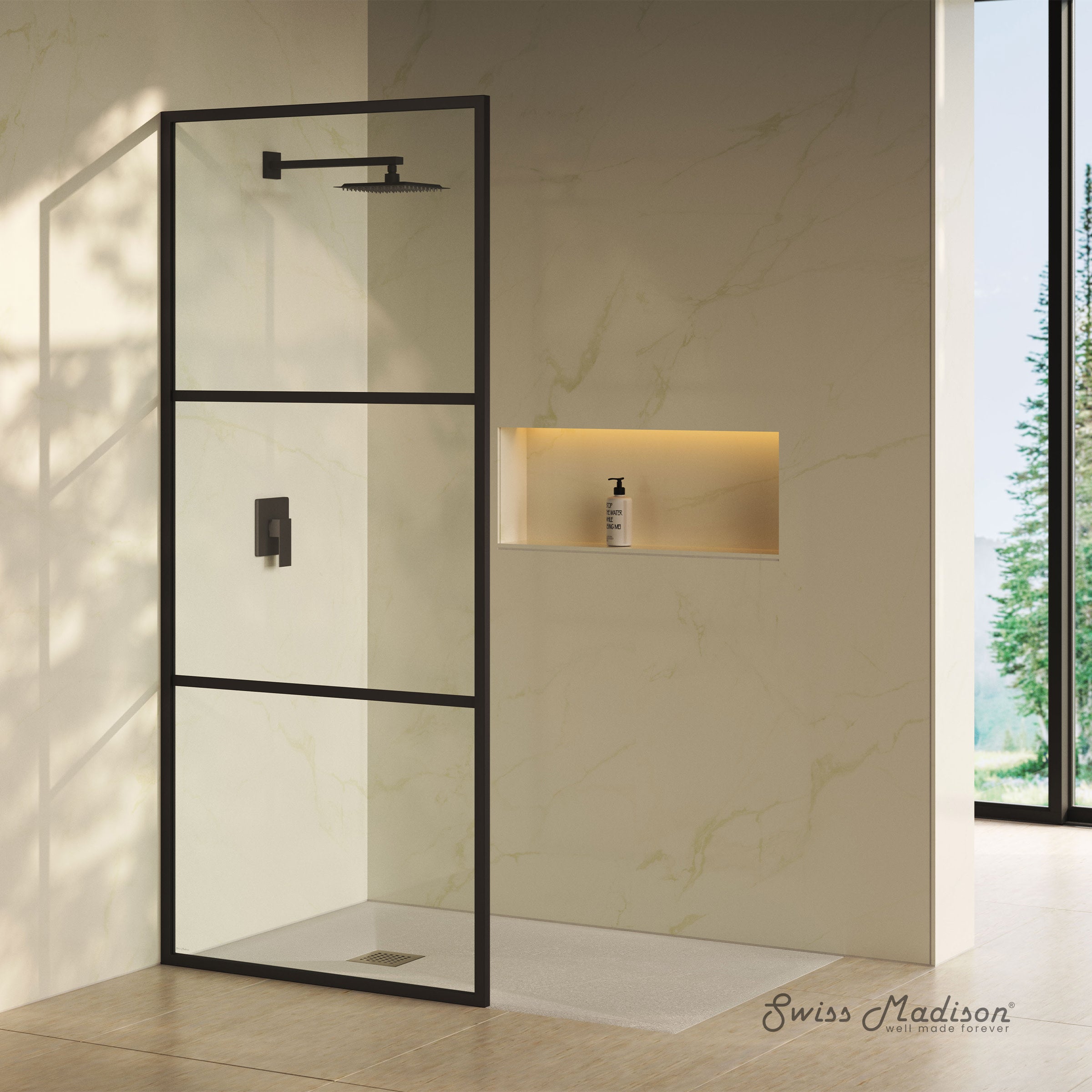 Matte Black / Shower Door