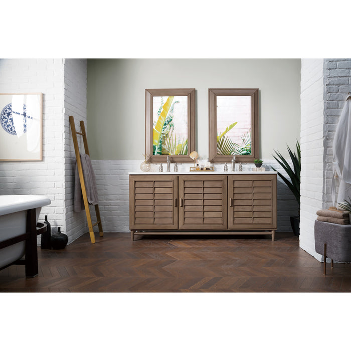 Whitewashed Walnut / Arctic Fall - 3 Faucet Holes