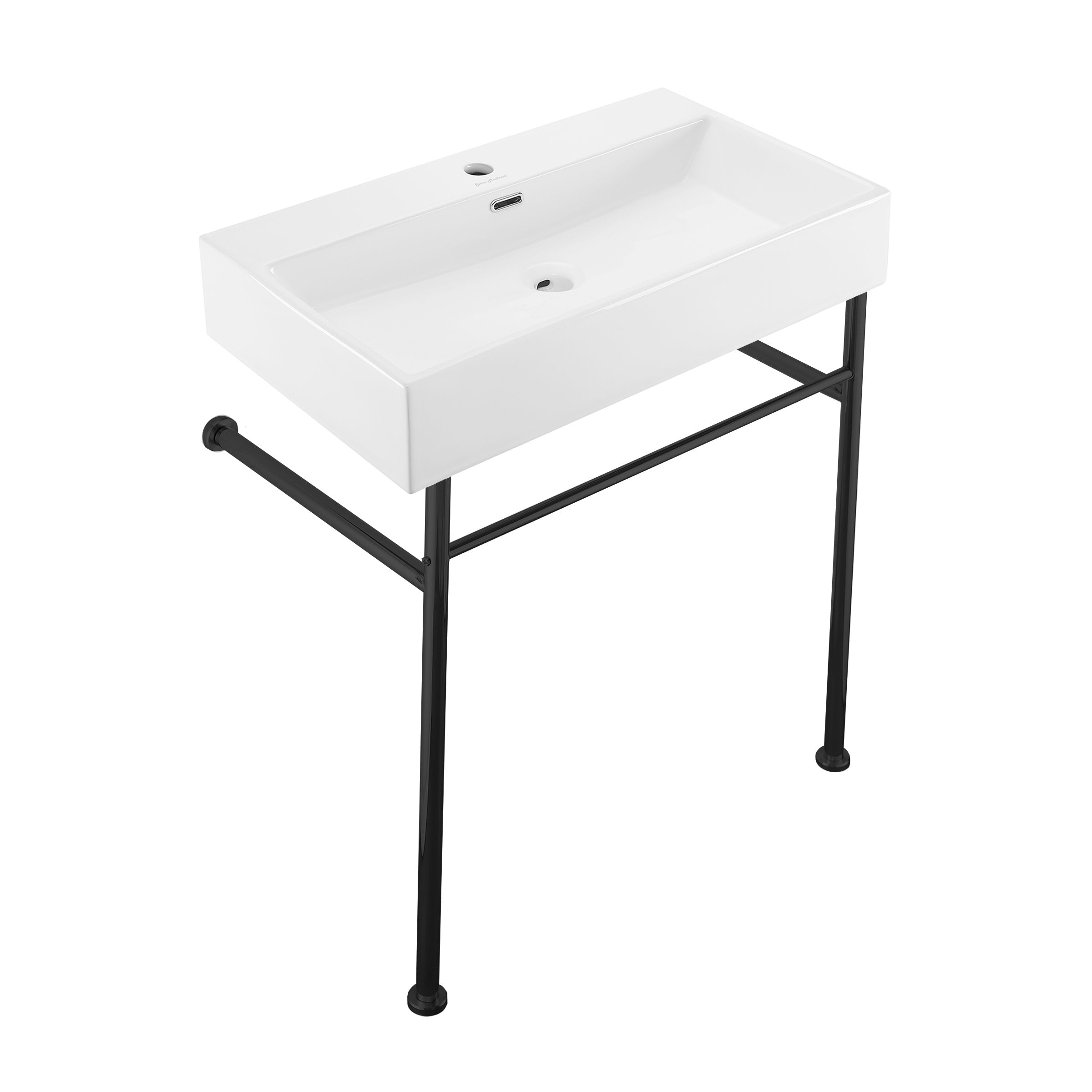 Black / White / 1-Hole
