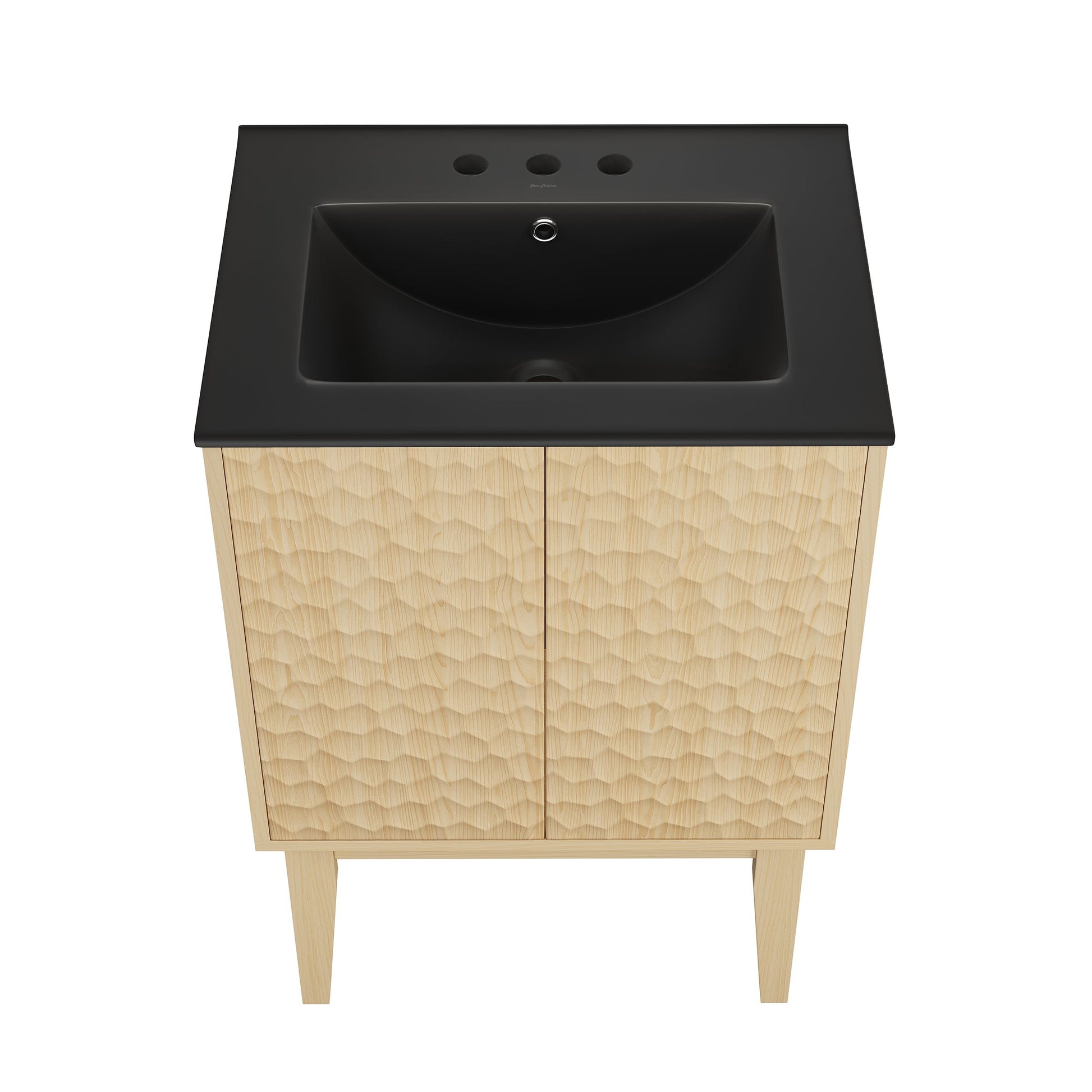 Natural Oak / Matte Black / 3-Hole