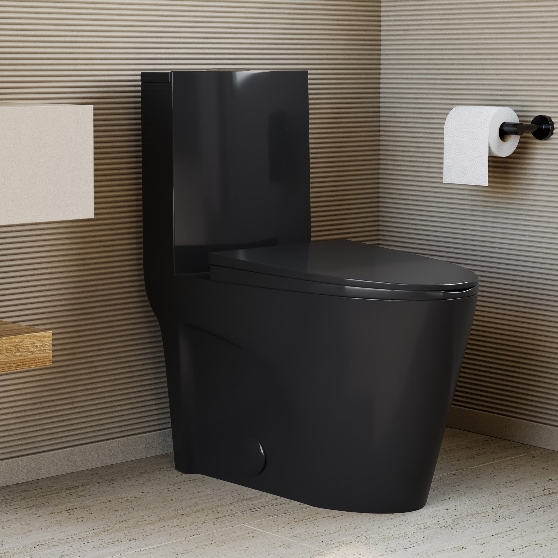 Glossy Black / Dual - Top / Chrome
