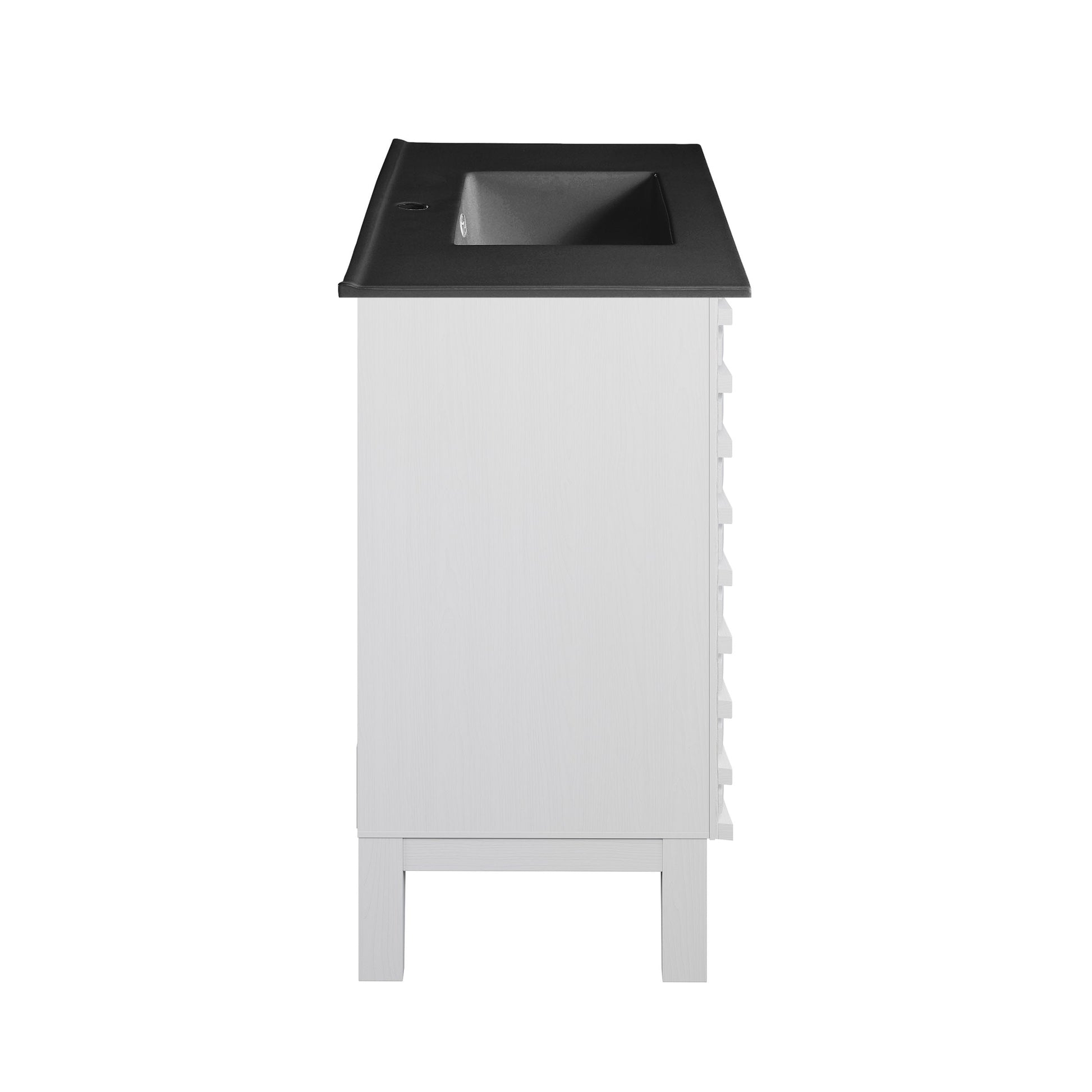 White Oak / Matte Black / 1-Hole