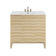 Natural Oak / White / 3-Hole