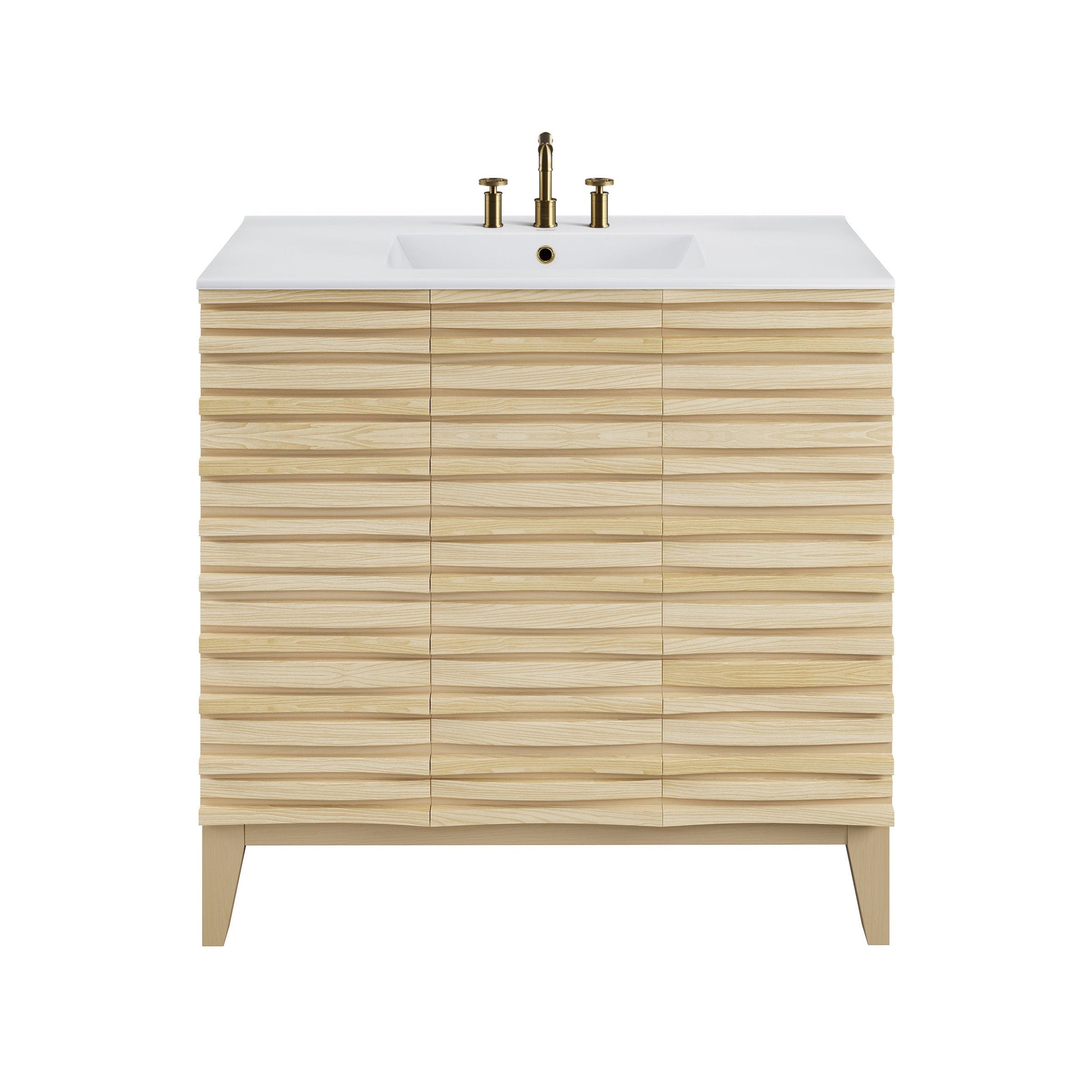Natural Oak / White / 3-Hole