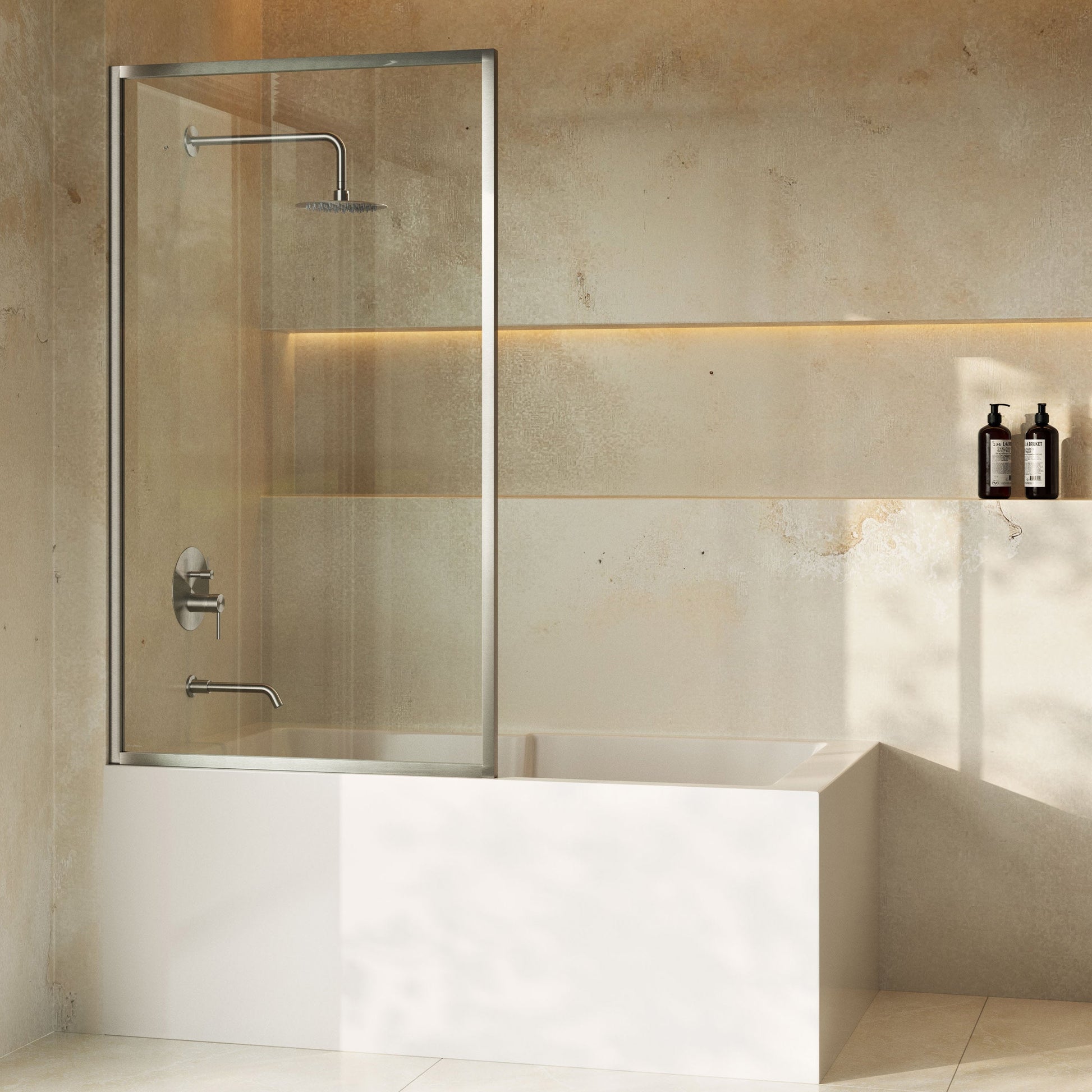 Brushed Nickel / Bathtub Door