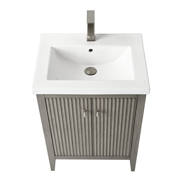 Linear Driftwood Gray / Brushed Nickel