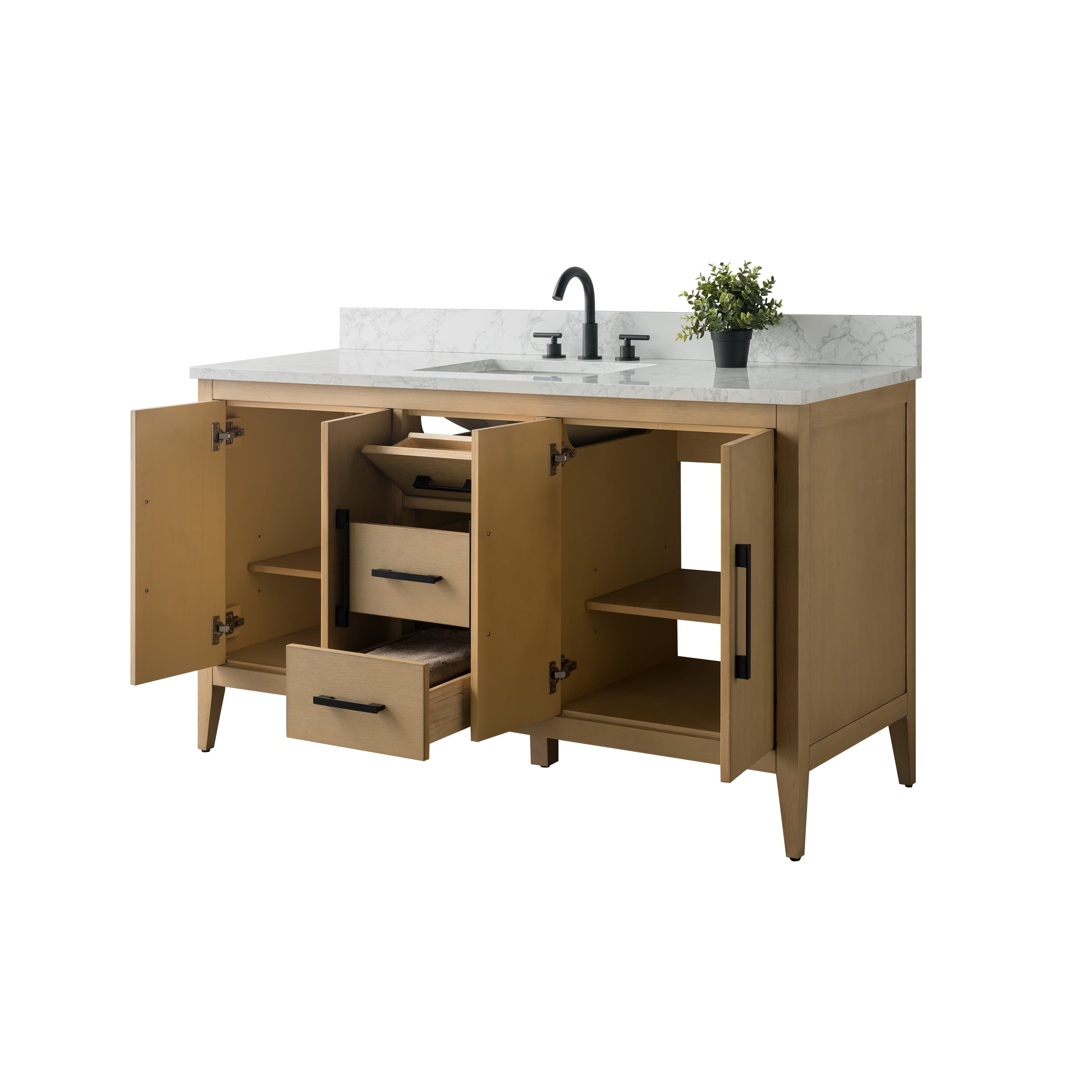 Natural Oak / Matte Black