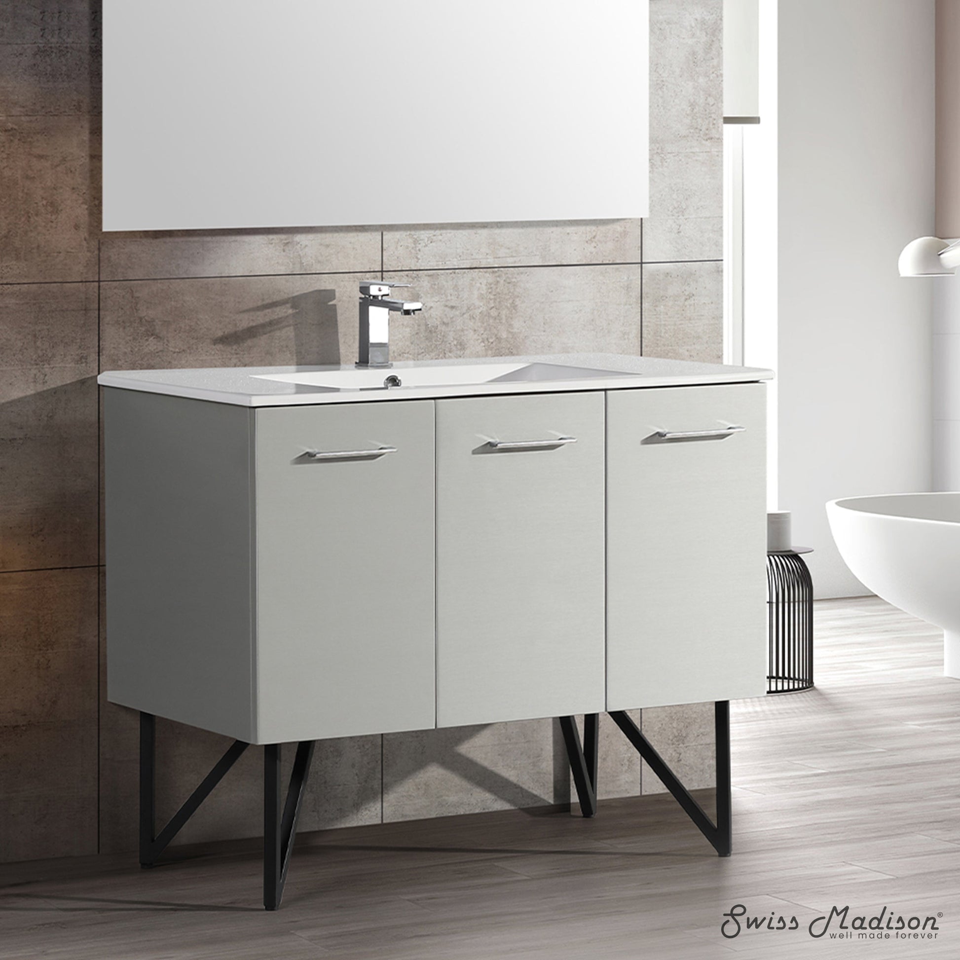 Gray / White / 1-Hole