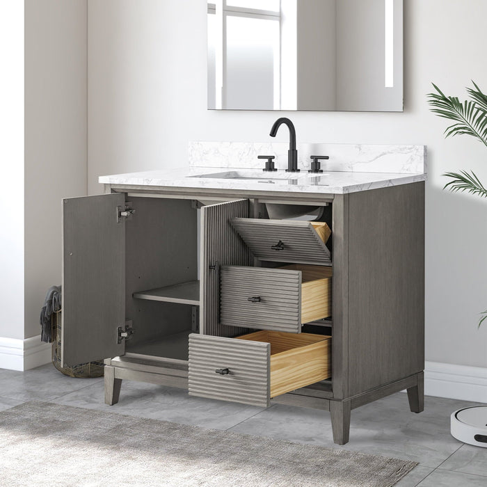 Linear Driftwood Gray / Matte Black