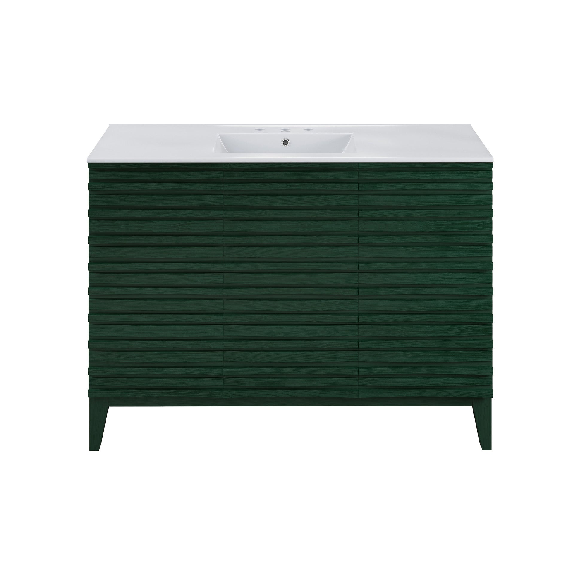Green Oak / Glossy White / 3-Hole
