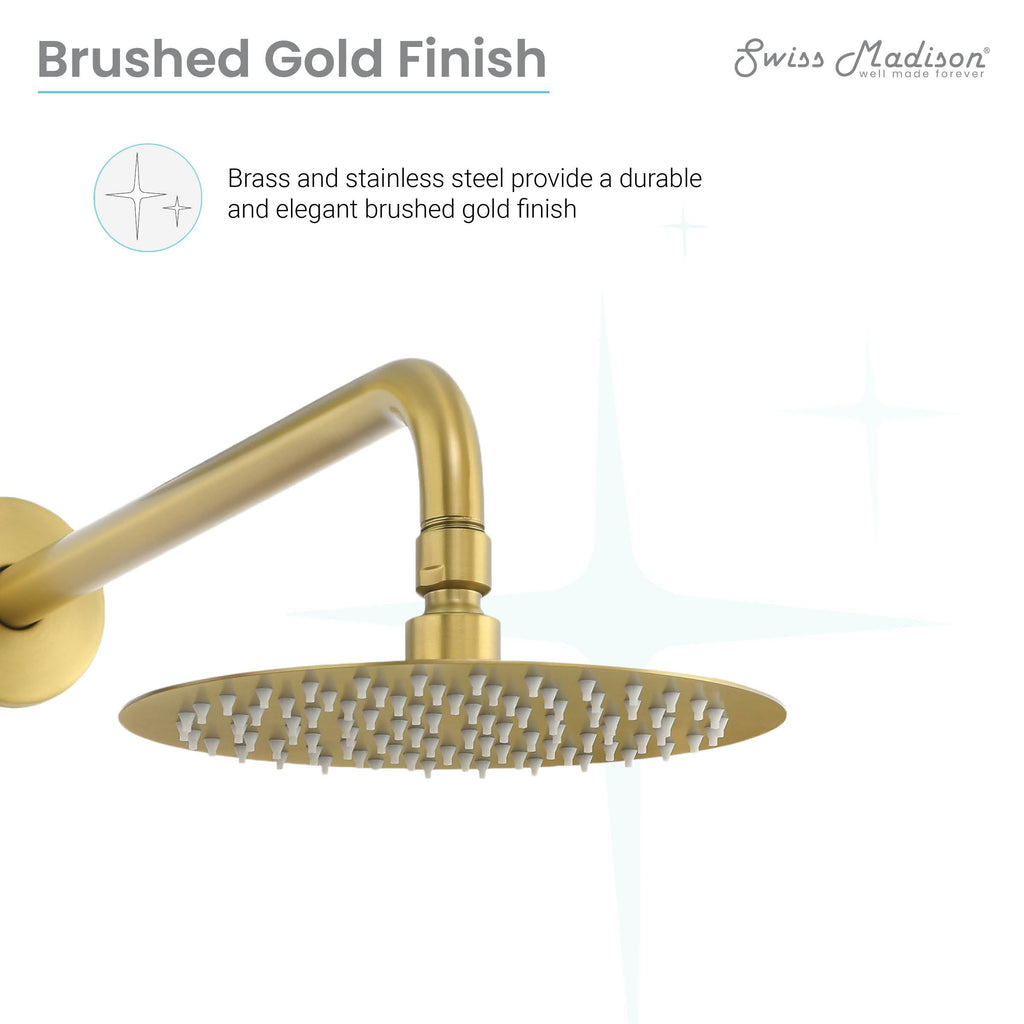 Brushed Gold / Without Hand Sprayer / With Tub Filler