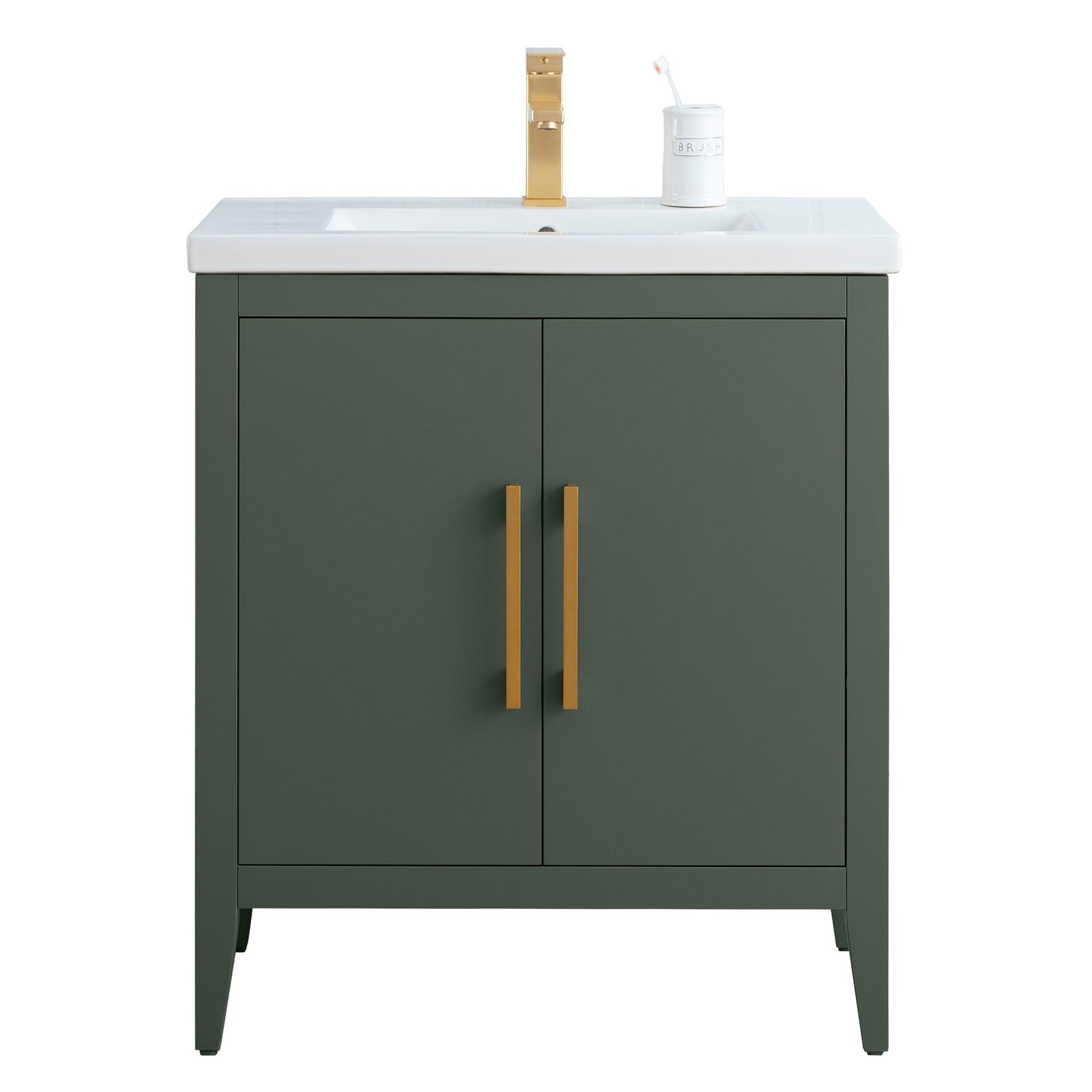 Vintage Green / Golden Brushed