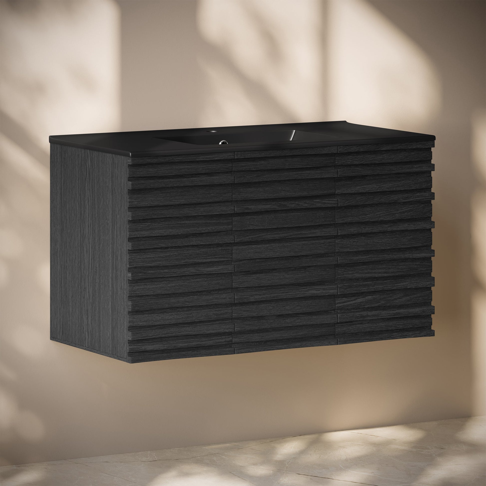 Black Oak / Black / 1-Hole