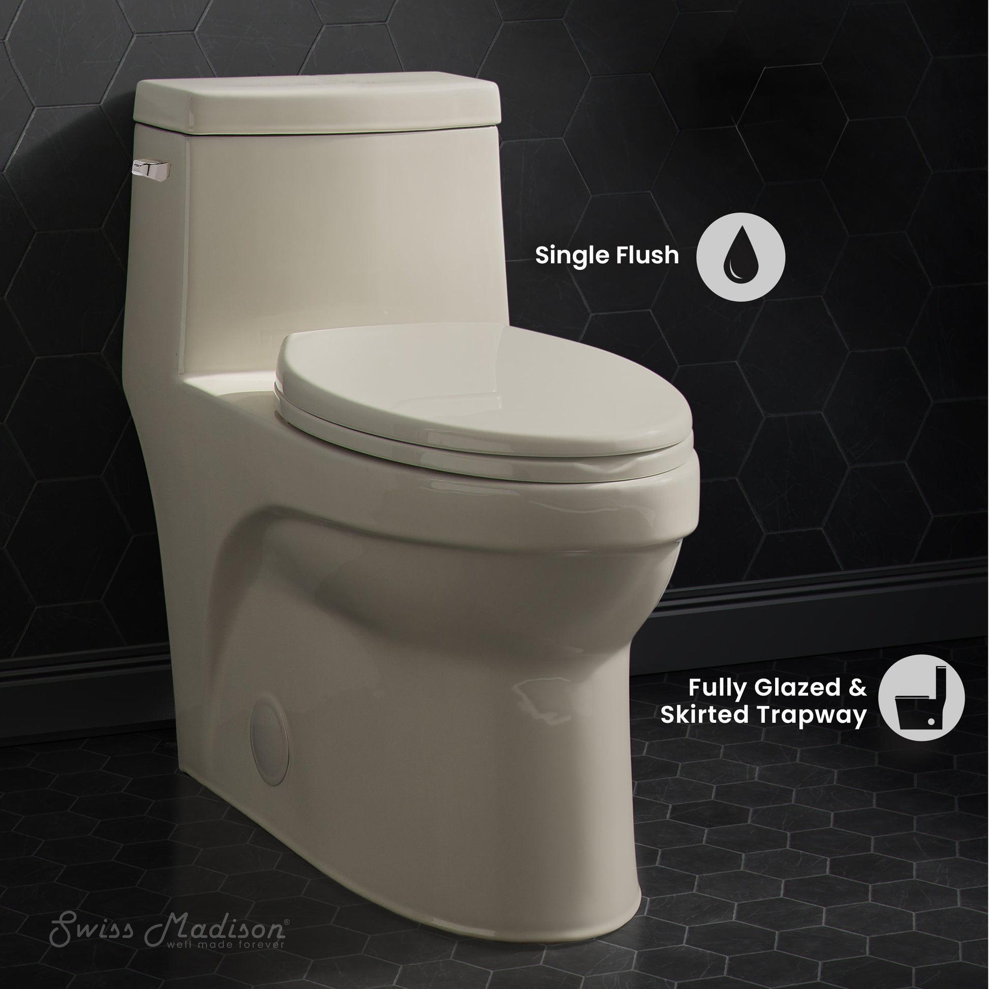 Glossy Bisque / Single - Left