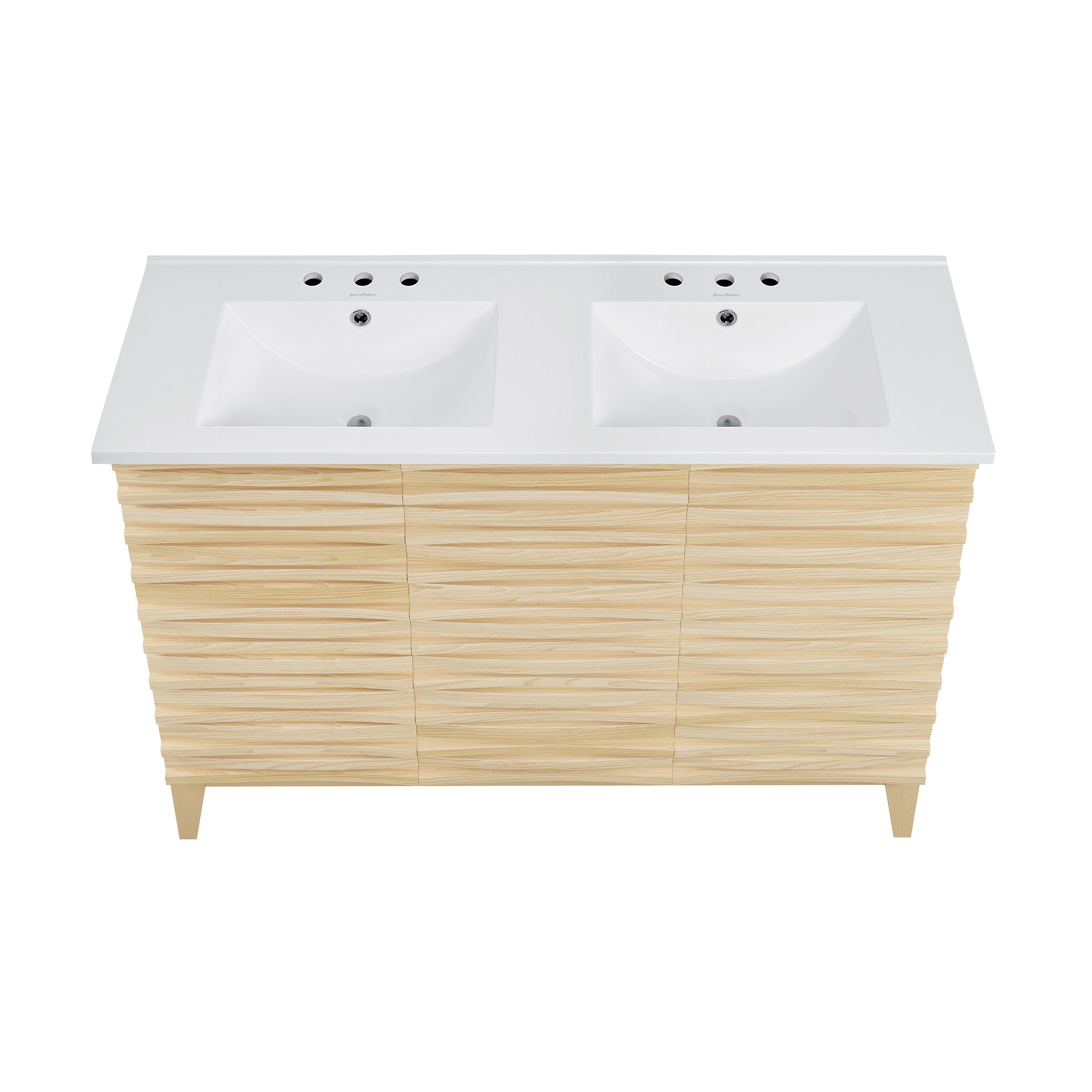Natural Oak / Glossy White / 3-Hole