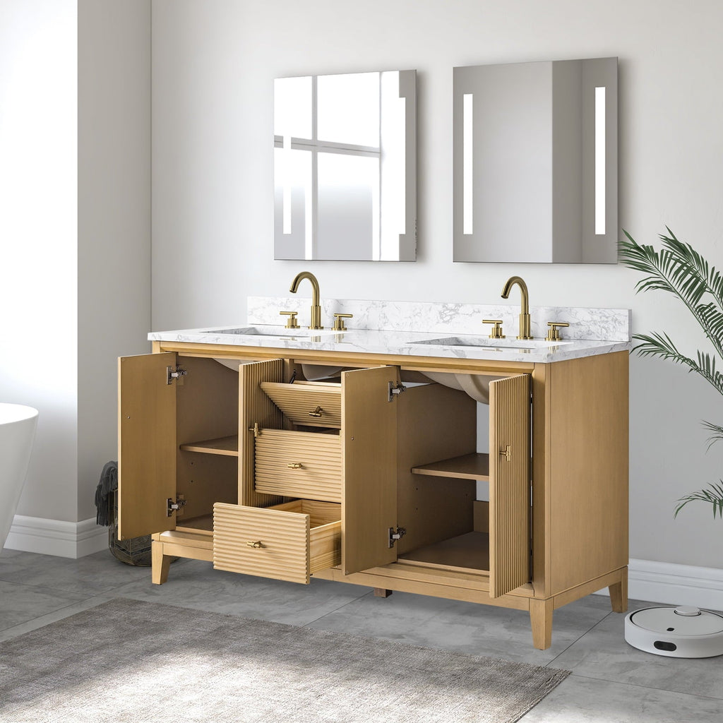 Linear Natural Oak / Golden Brushed