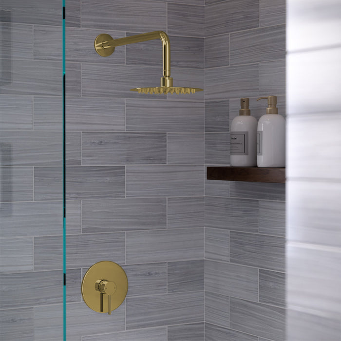 Brushed Gold / Without Hand Sprayer / Without Tub Filler
