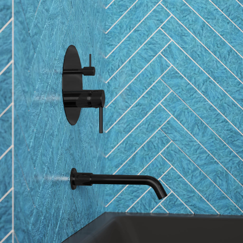 Matte Black / Without Hand Sprayer / With Tub Filler