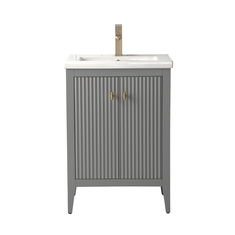 Linear Cashmere Gray / Golden Brushed