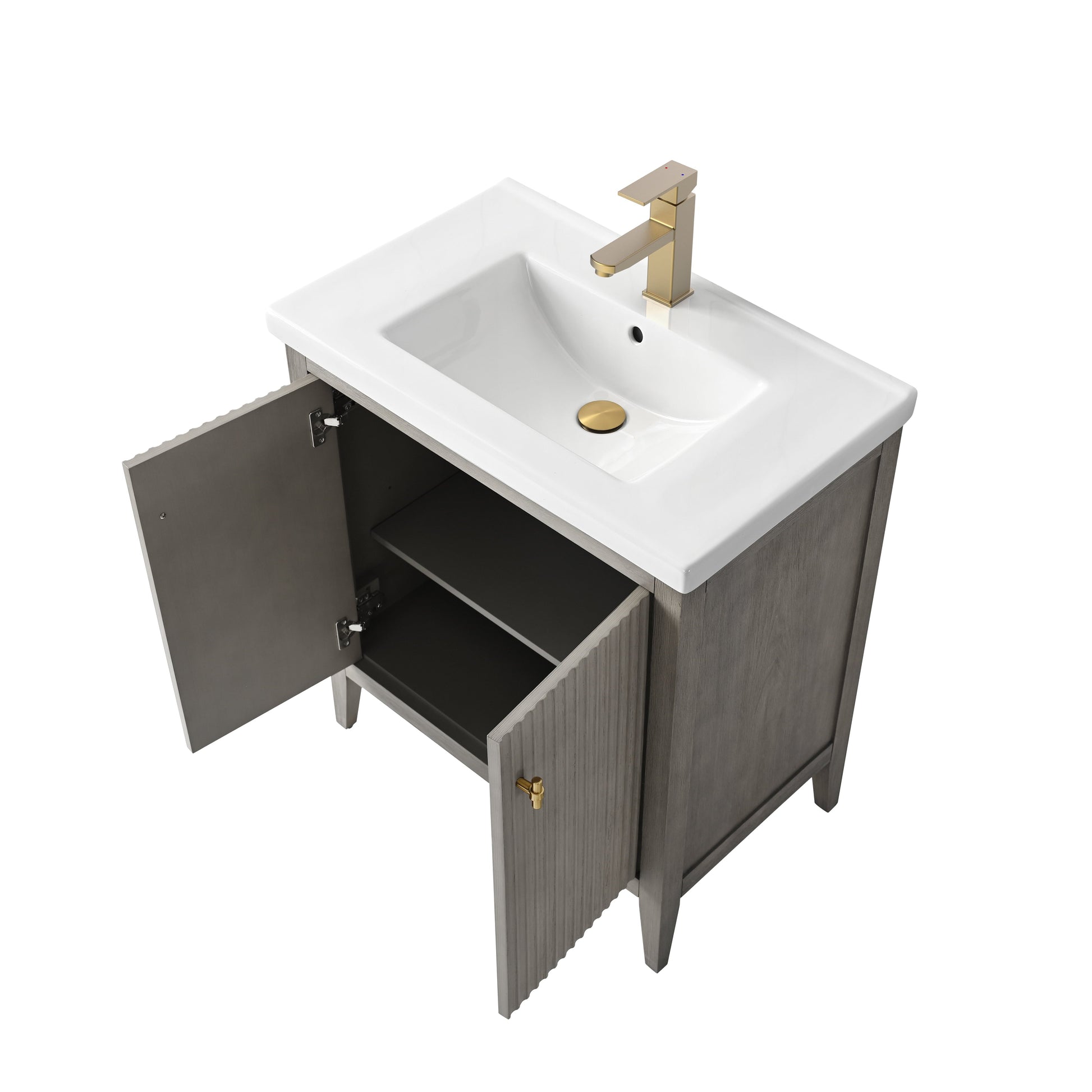 Driftwood Gray / Golden Brushed