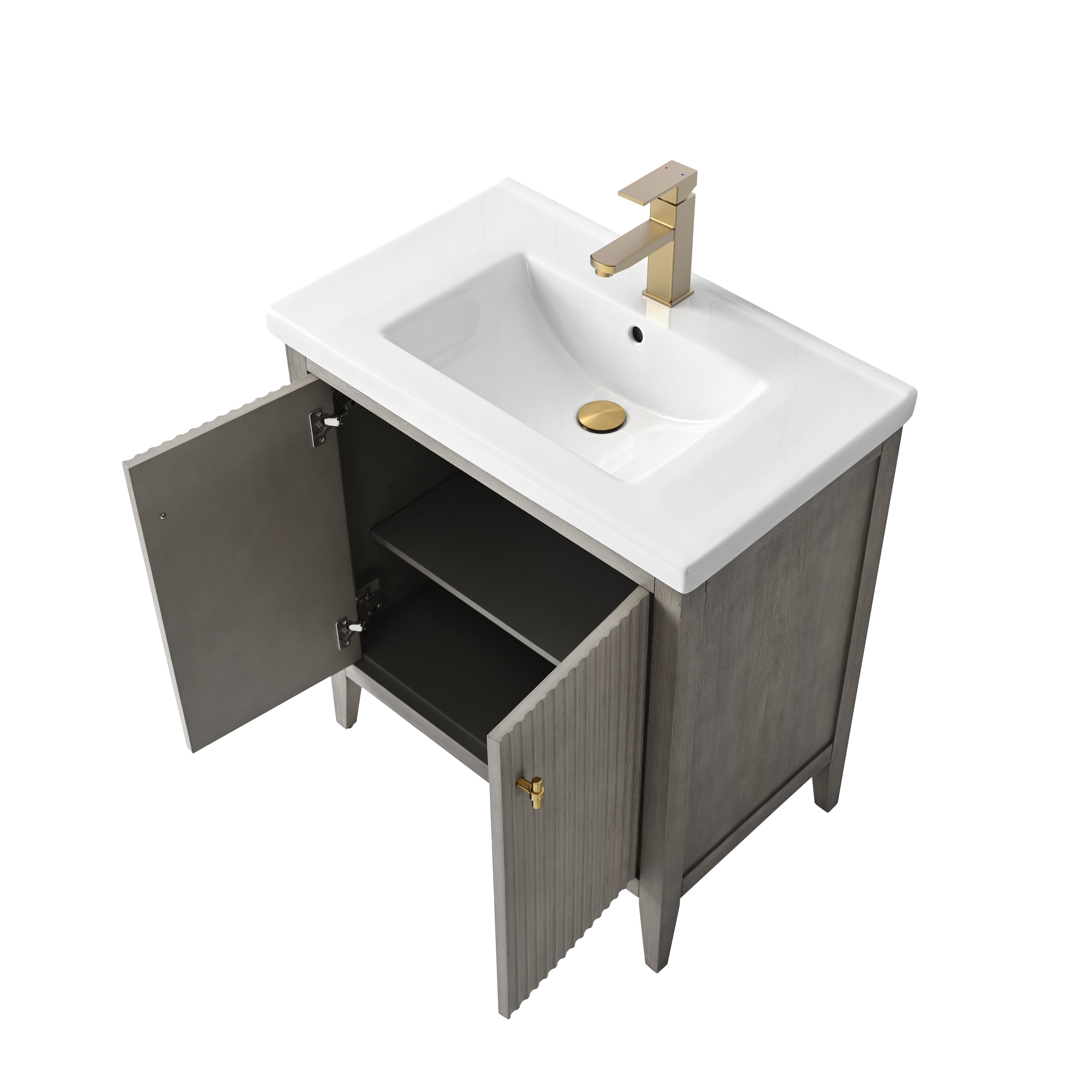 Driftwood Gray / Golden Brushed