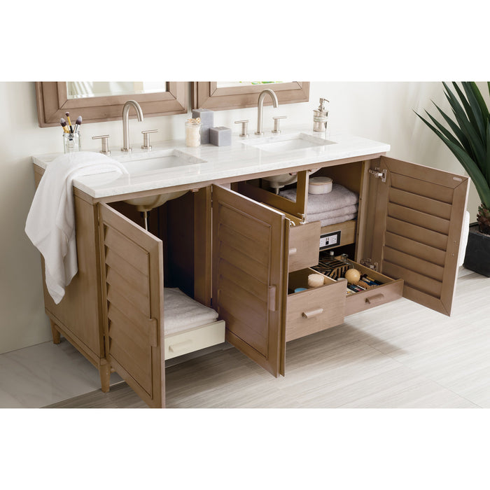 Whitewashed Walnut / Arctic Fall - 3 Faucet Holes