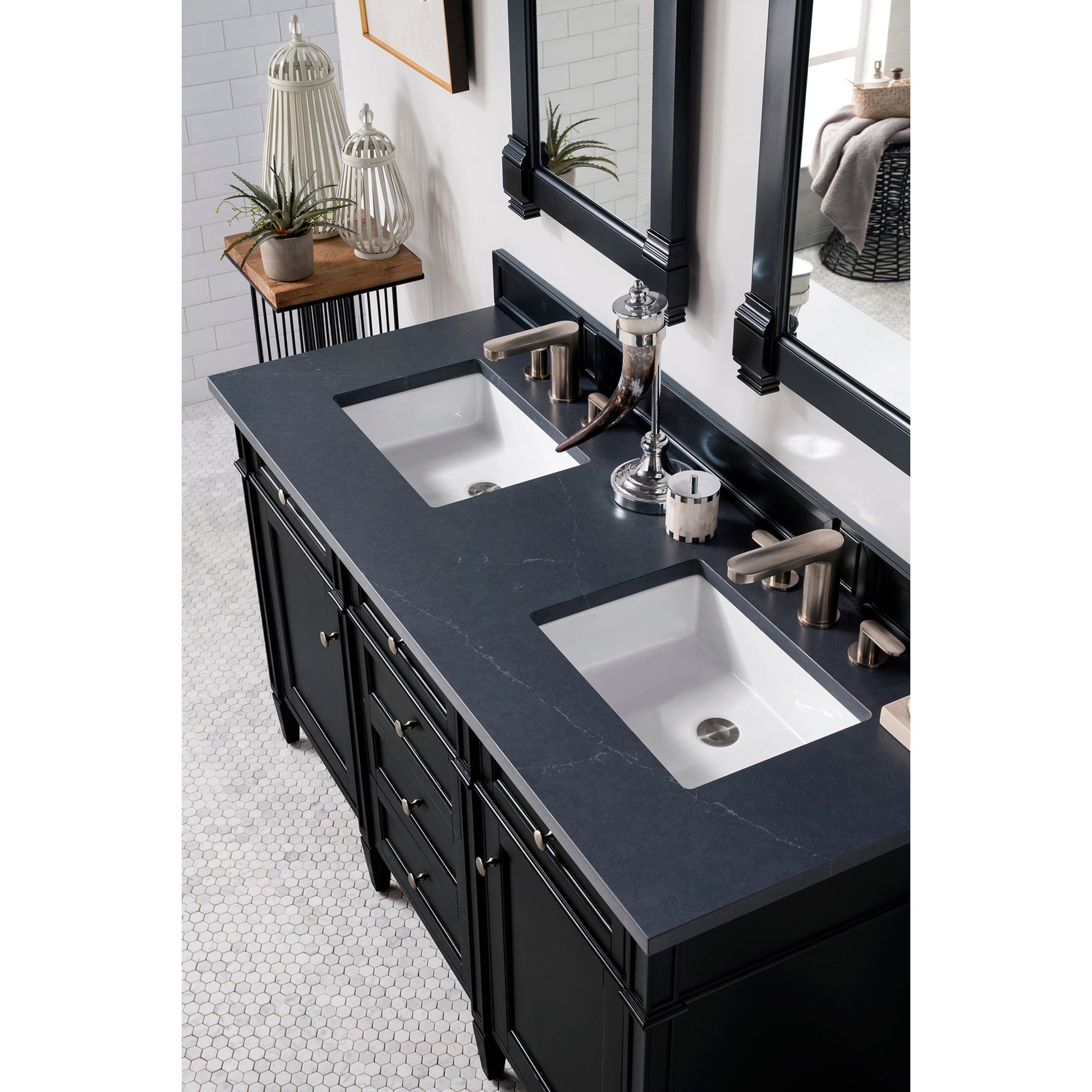 Black Onyx / Charcoal Soapstone - 3 Faucet Holes