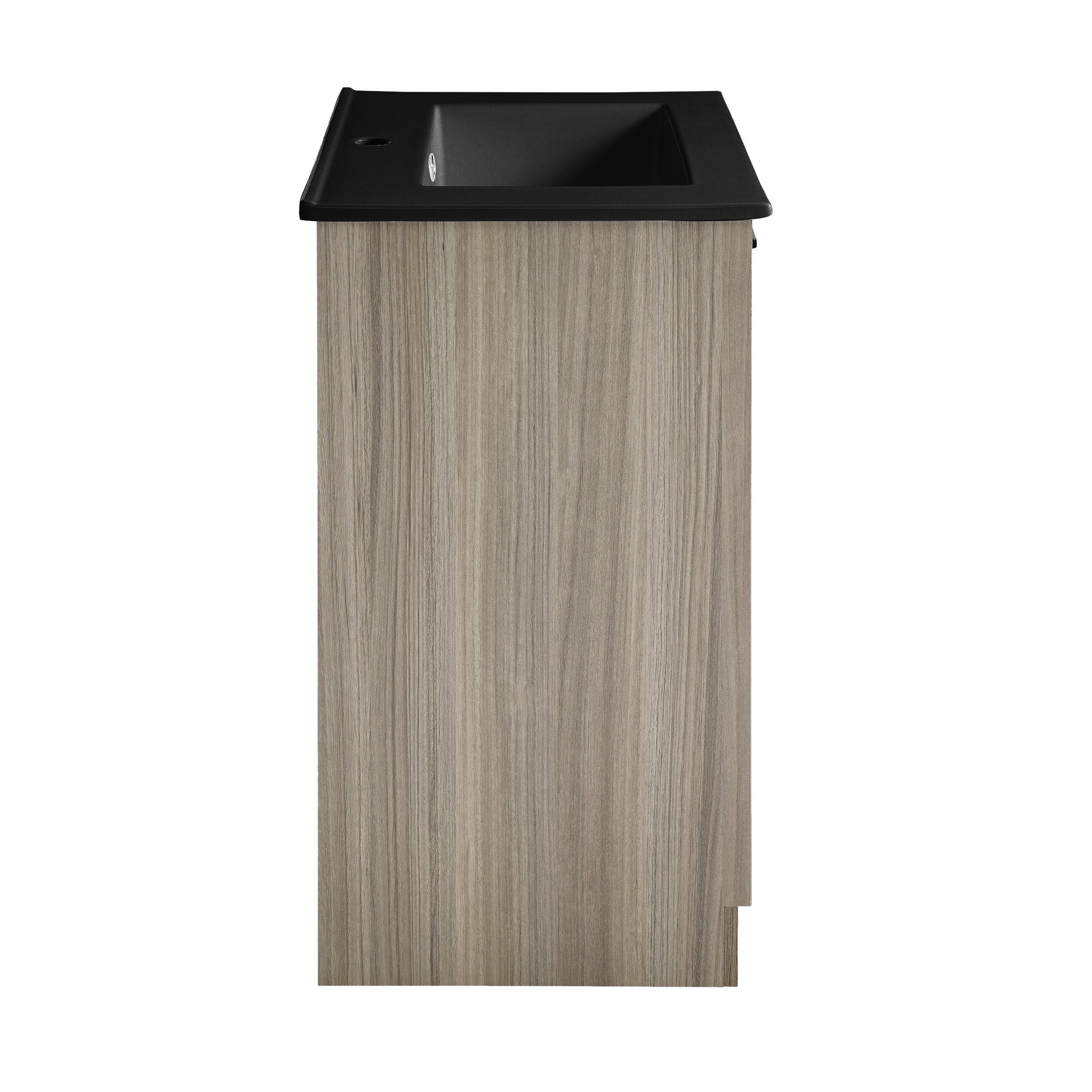 Weathered Oak / Matte Black / 1-Hole