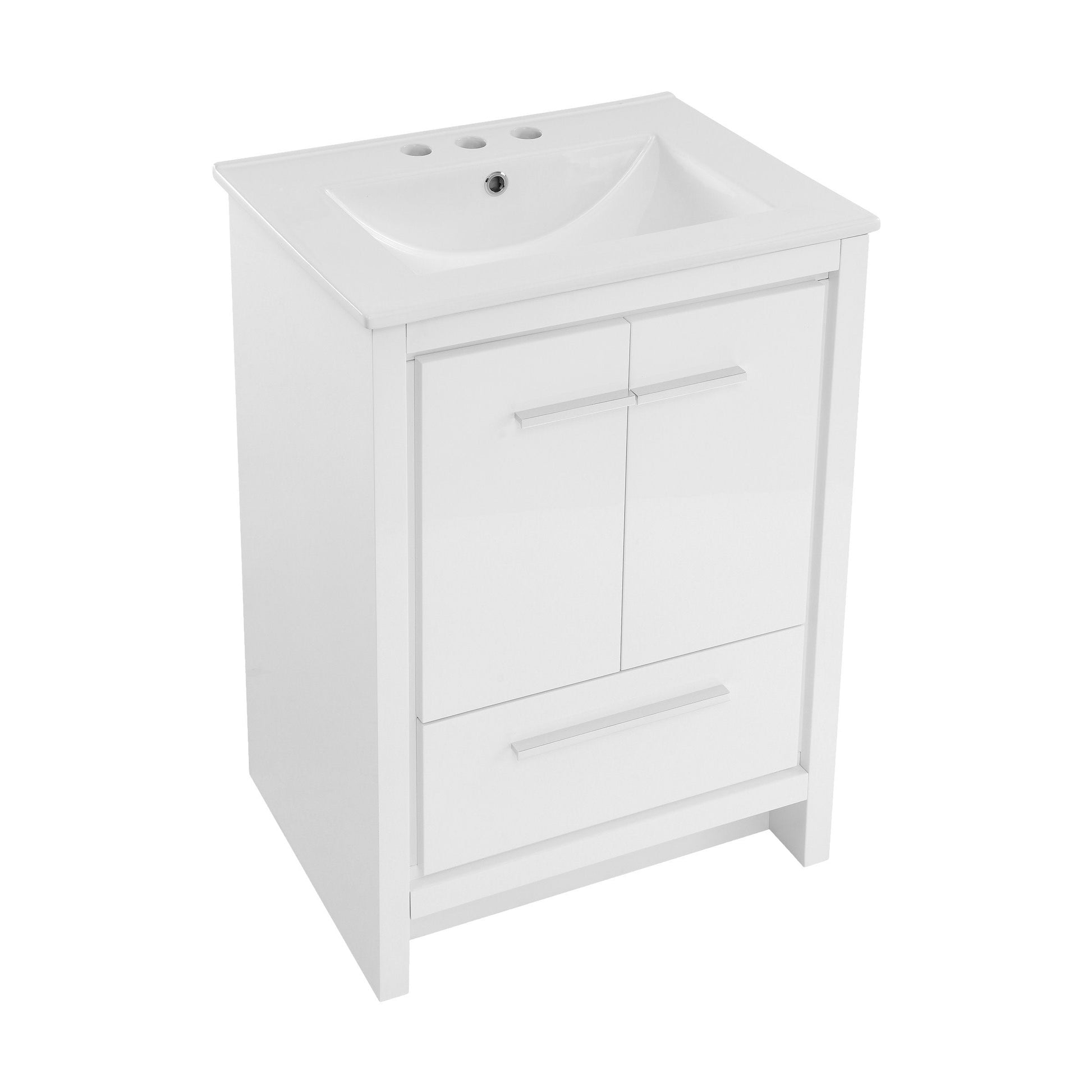 White / White / 3-Hole
