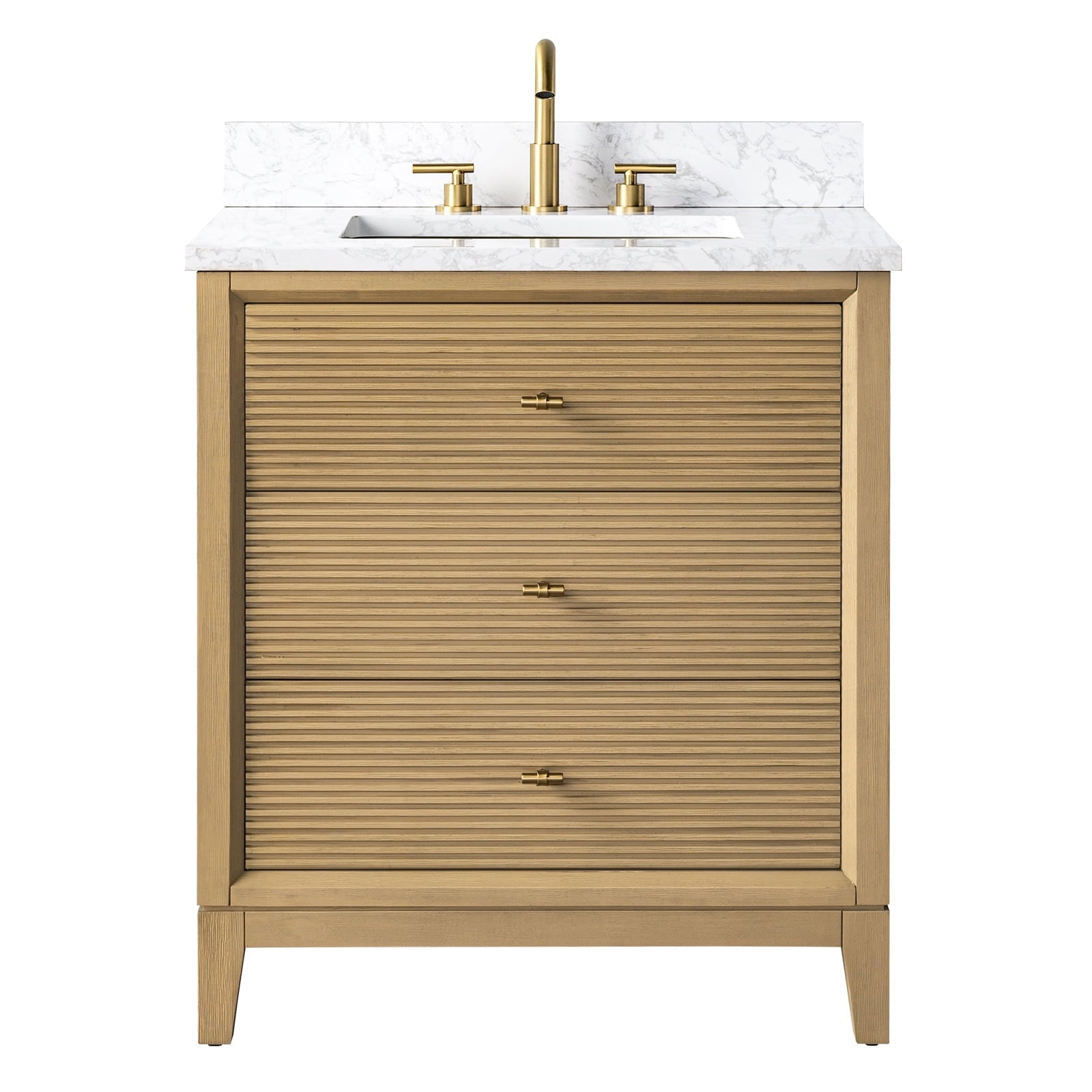 Linear Natural Oak / Golden Brushed