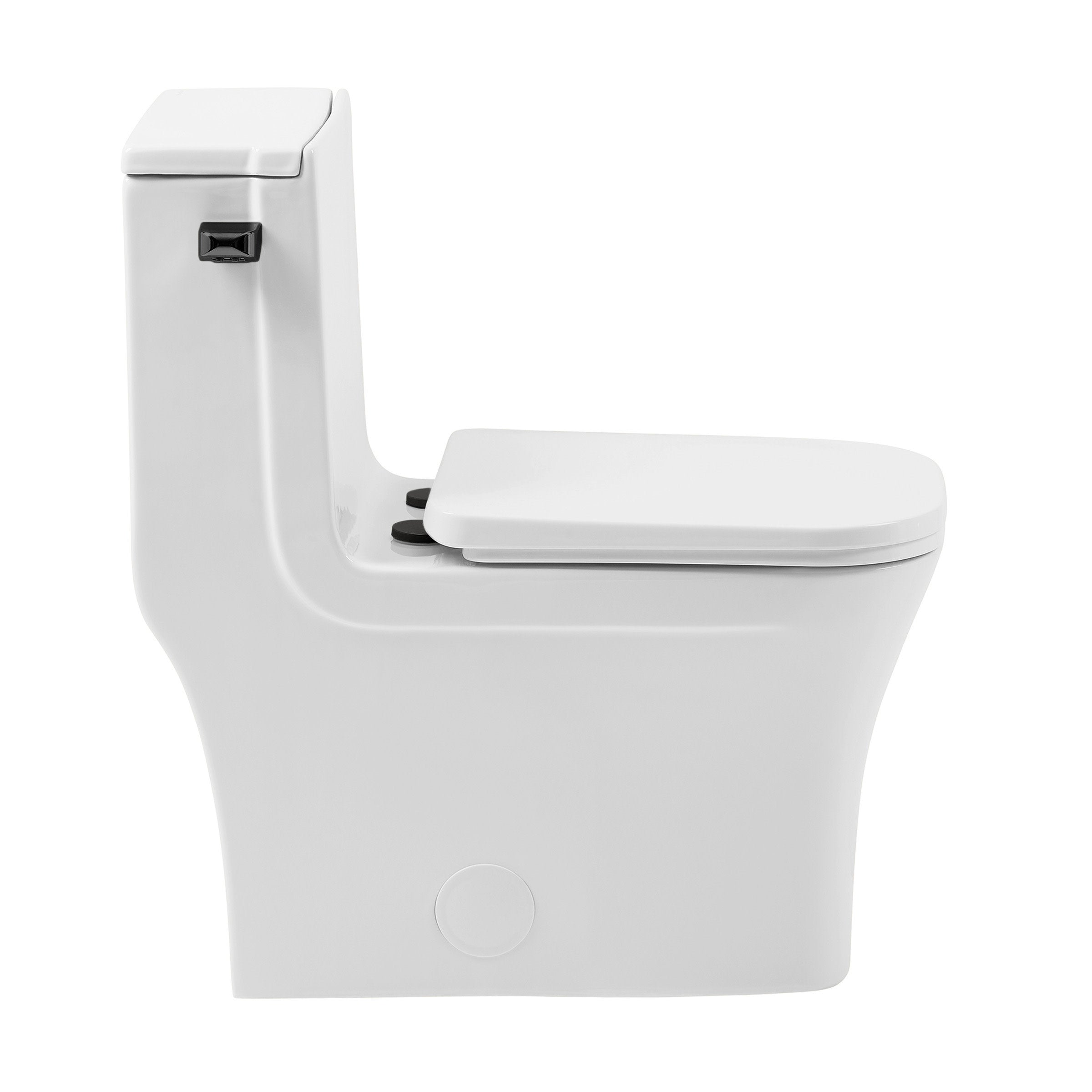 Glossy White / Single - Left / Black