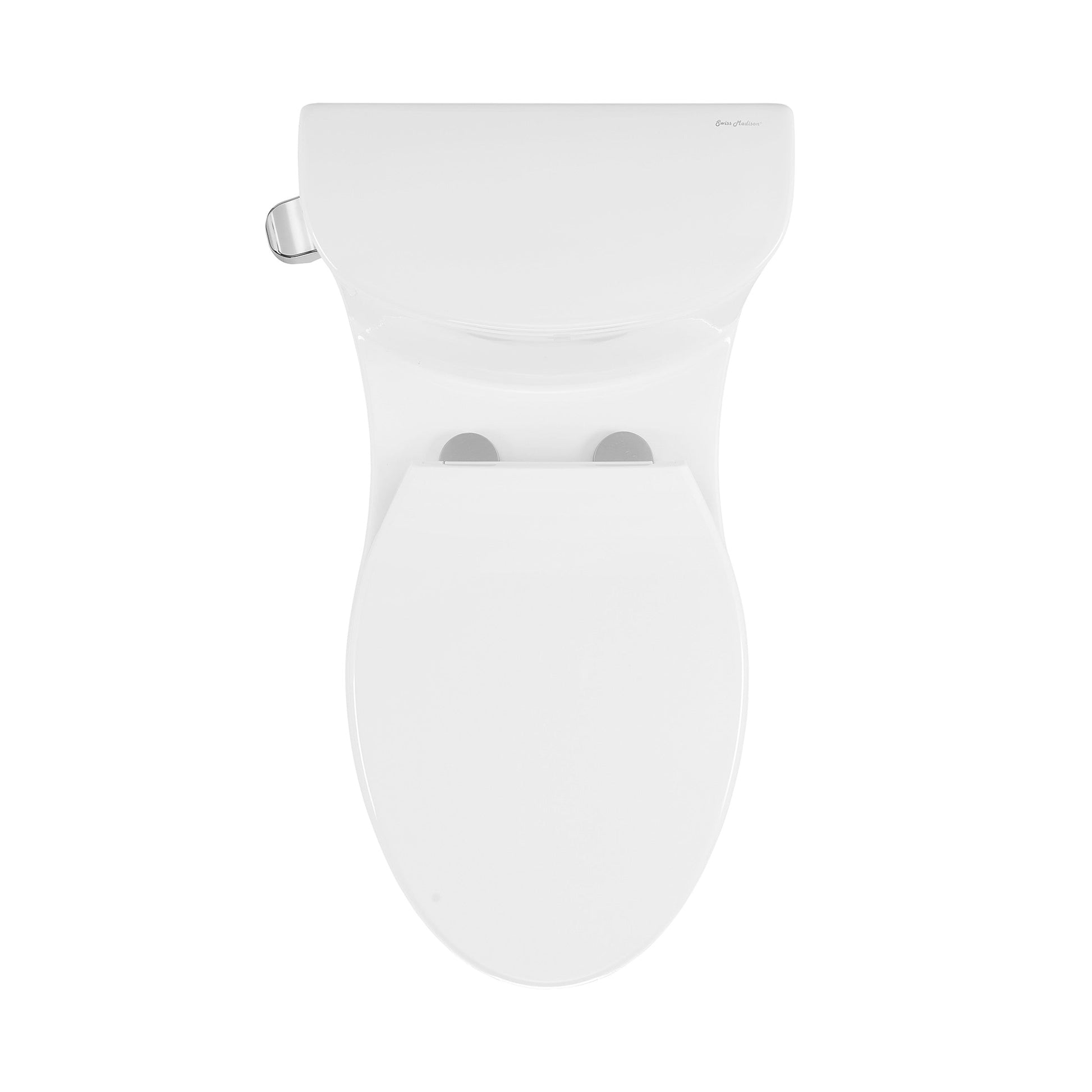 Glossy White / Single - Left / Chrome