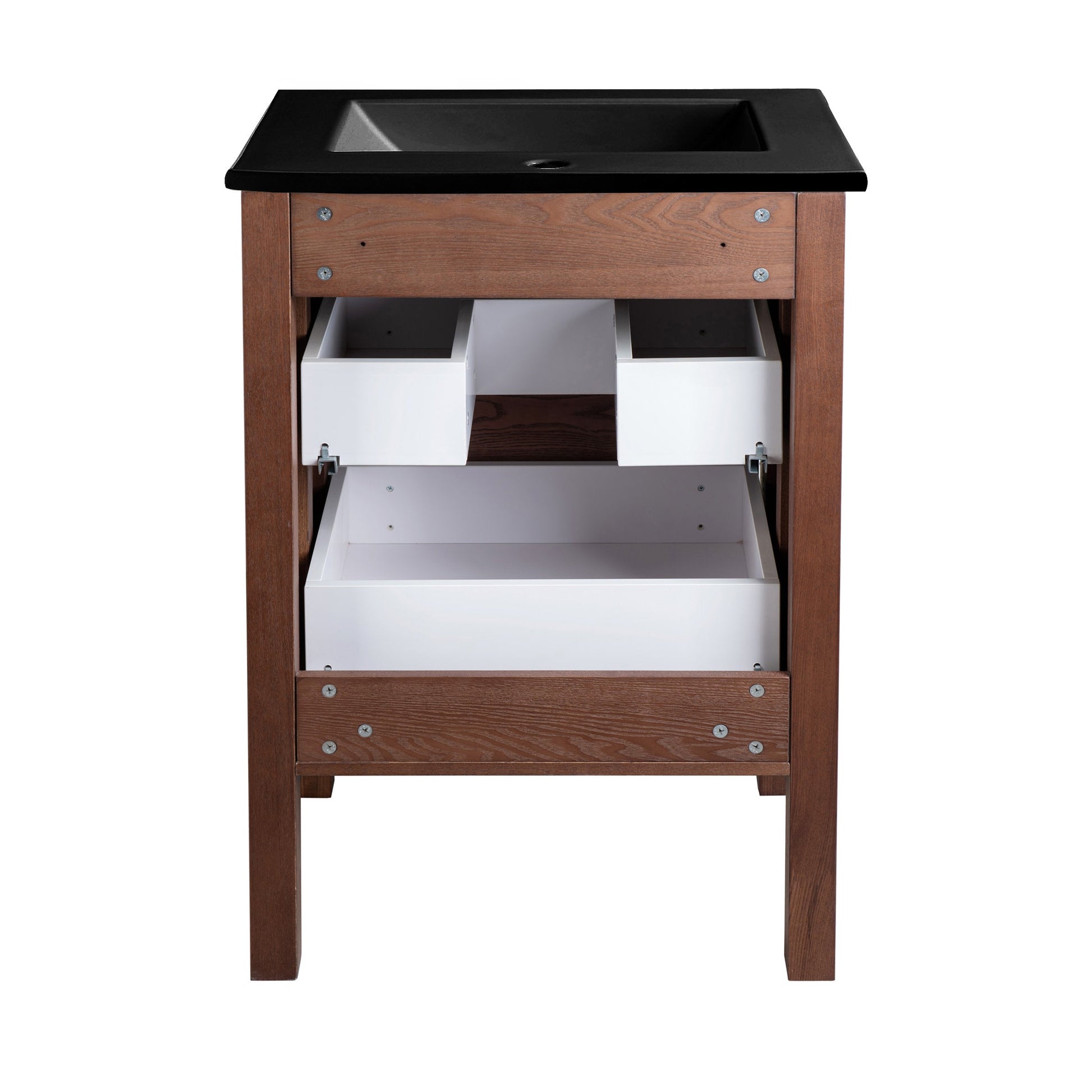 Brown Walnut / Matte Black / 1-Hole