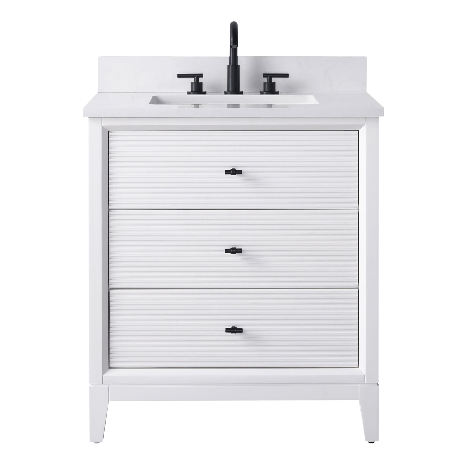 Linear White / Matte Black